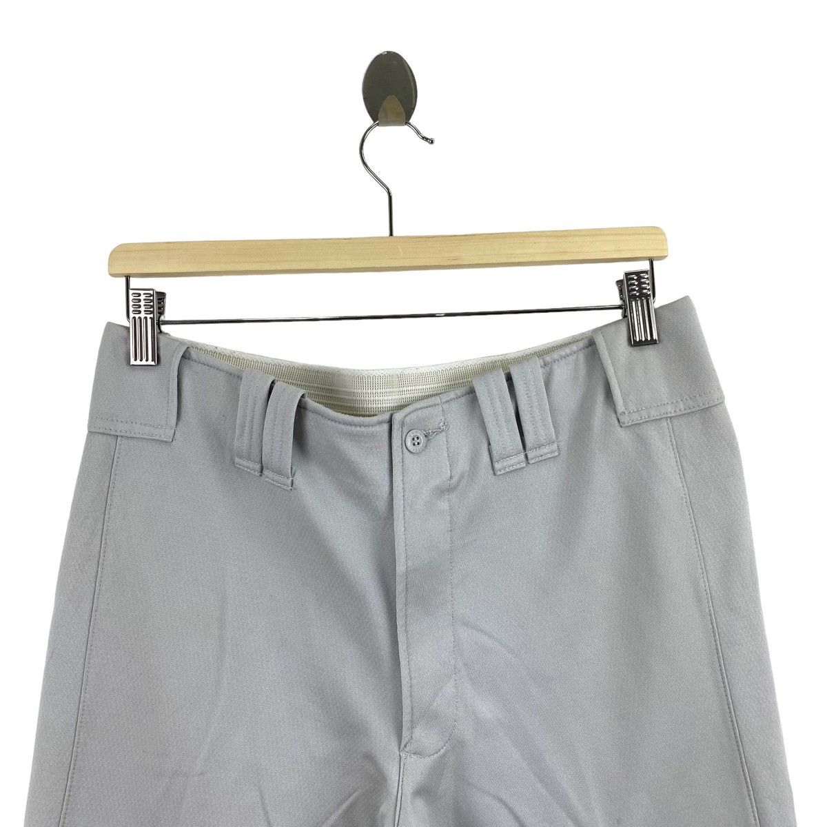 Nike Vintage NIKE Plain Slim Cut Grey Casual Trousers Pant Size US 32 / EU 48 - 2 Thumbnail