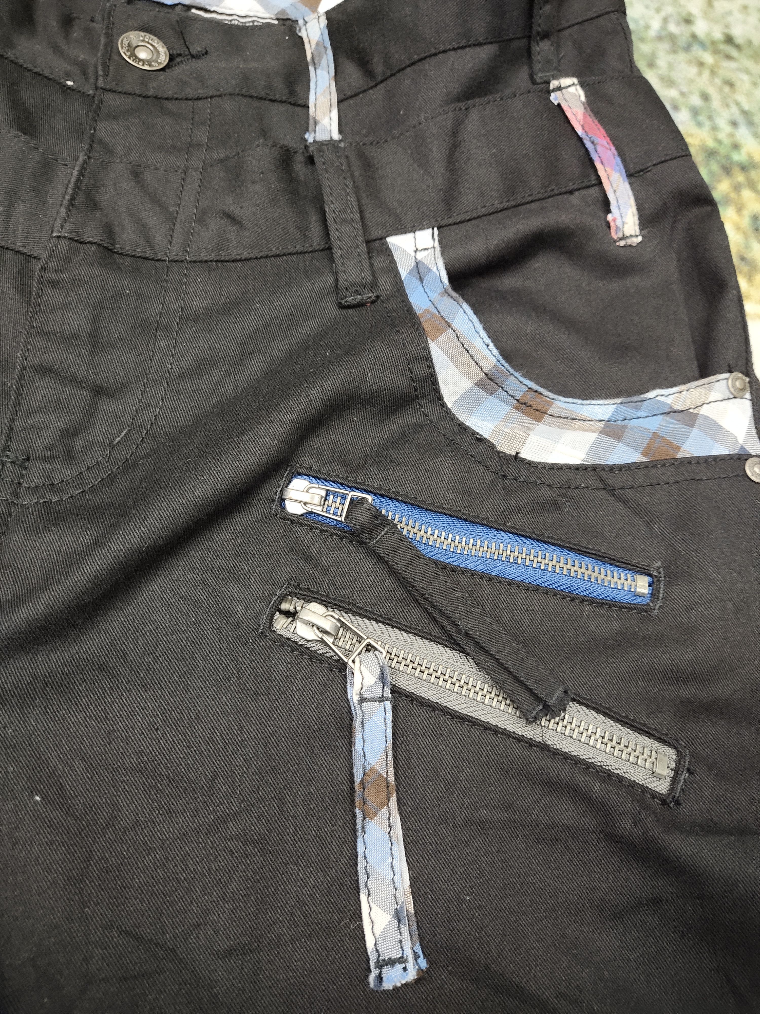 Japanese Brand Rare!! Japanese Brand Doublefokus Double Waist Pants Size US 34 / EU 50 - 6 Thumbnail