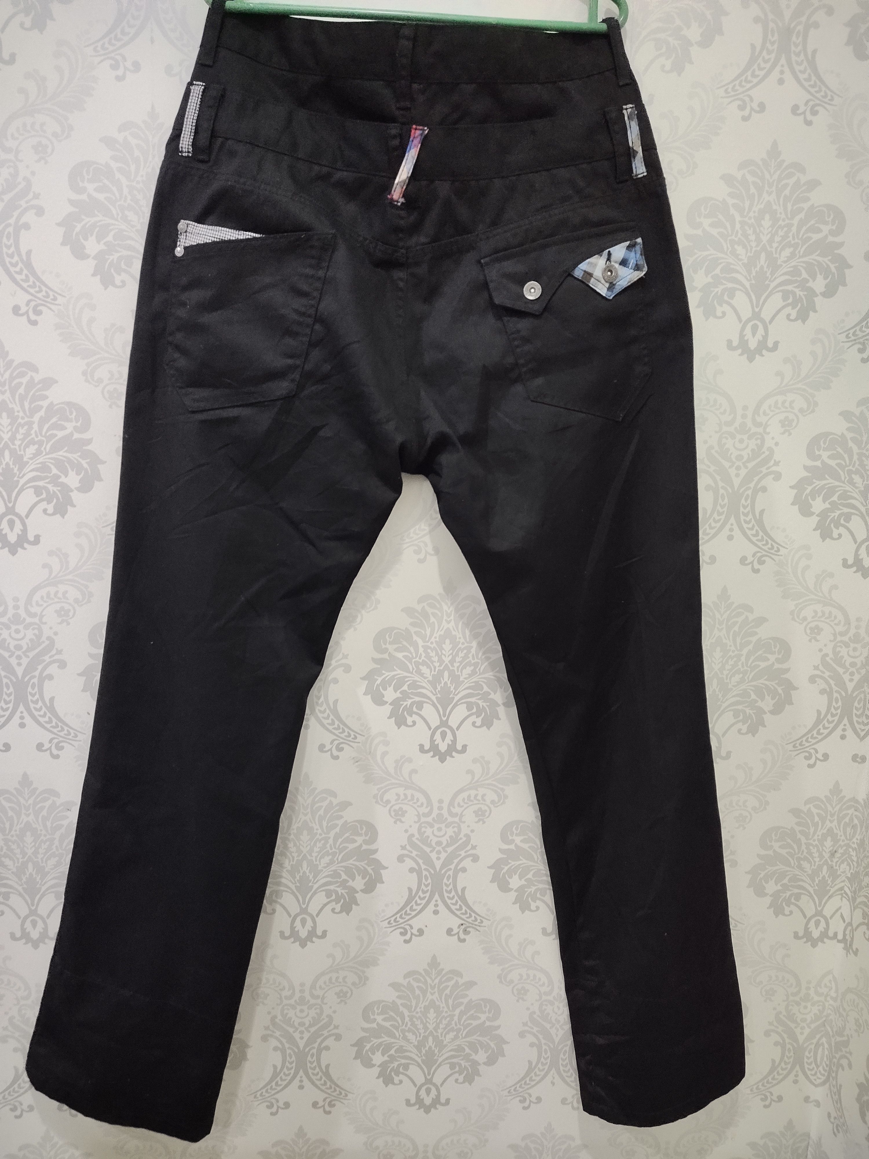 Japanese Brand Rare!! Japanese Brand Doublefokus Double Waist Pants Size US 34 / EU 50 - 4 Thumbnail