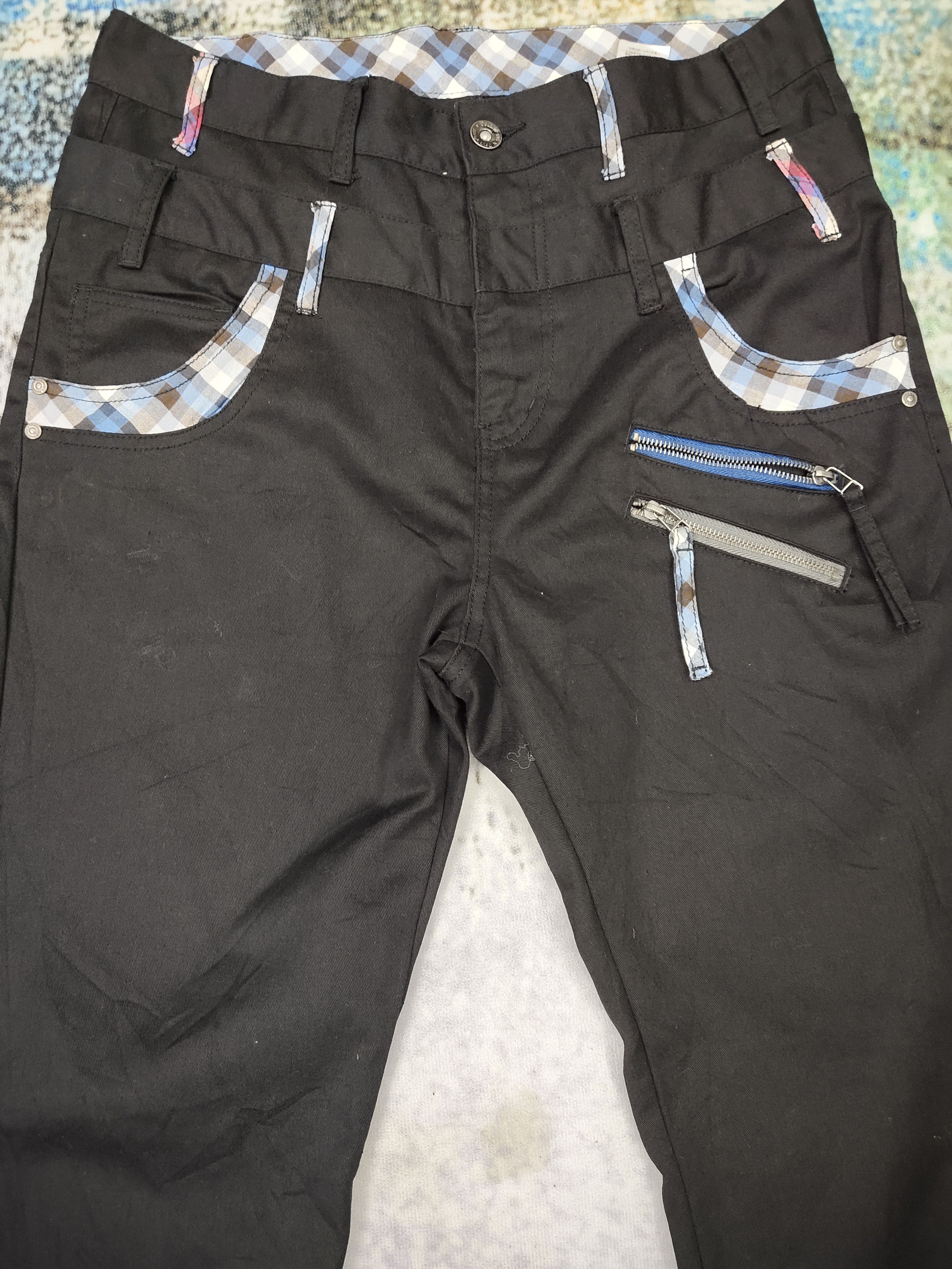 Japanese Brand Rare!! Japanese Brand Doublefokus Double Waist Pants Size US 34 / EU 50 - 2 Thumbnail