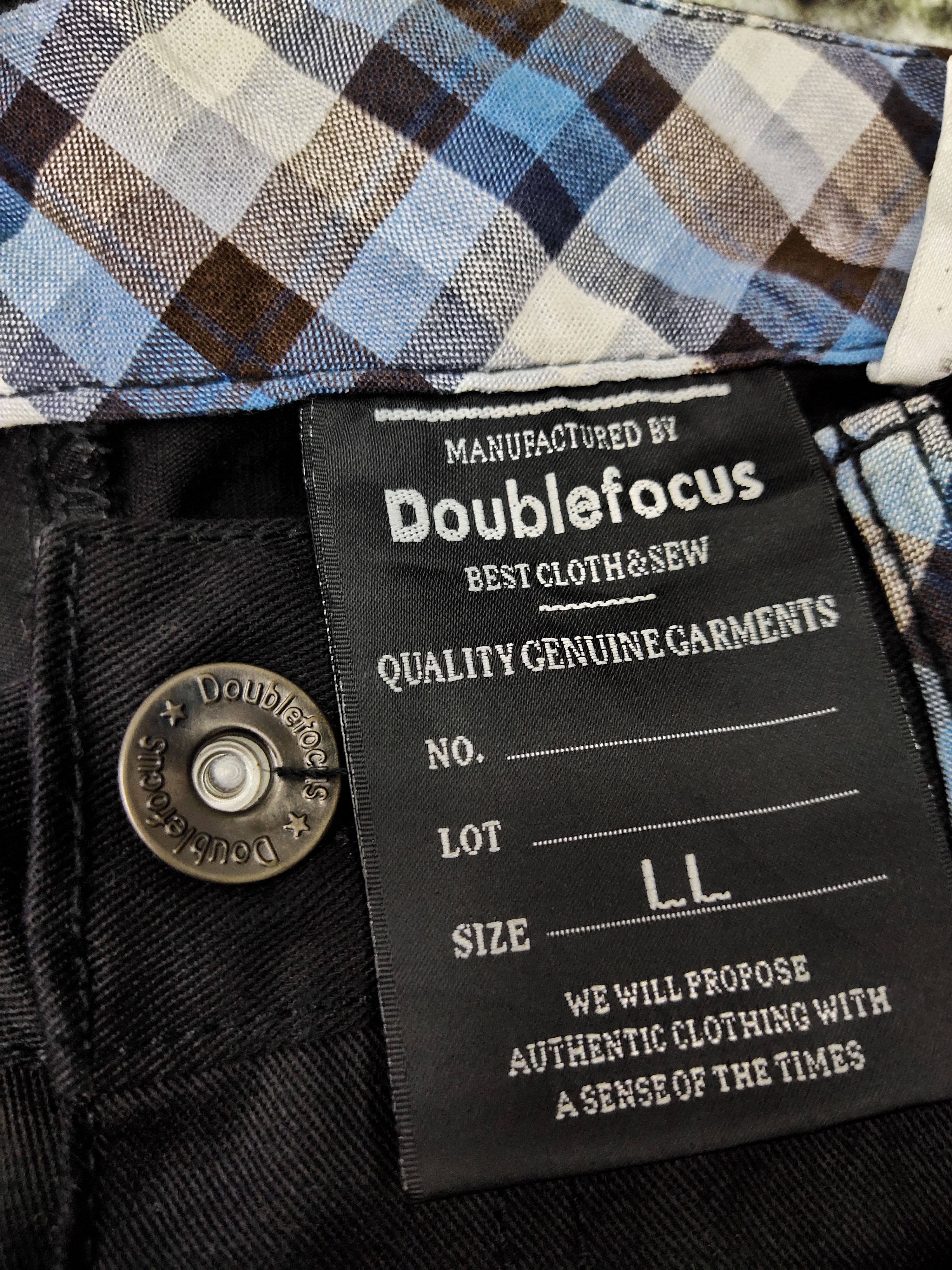 Japanese Brand Rare!! Japanese Brand Doublefokus Double Waist Pants Size US 34 / EU 50 - 7 Thumbnail