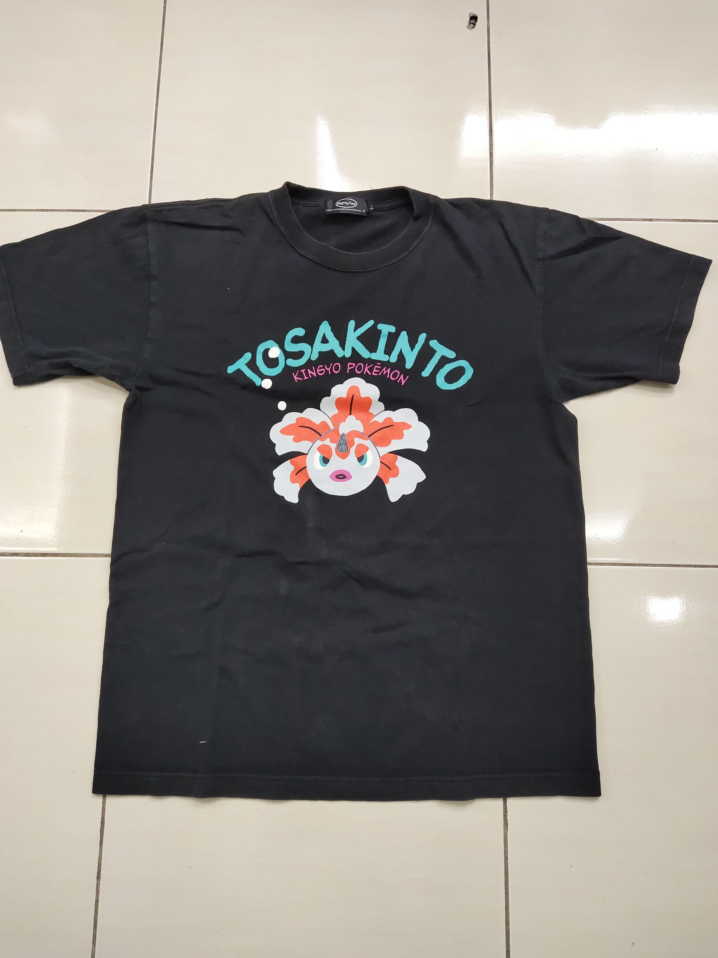 Pokemon Vintage Nitendo Tosakinto Kingyo Pokemon Shirt Size US L / EU 52-54 / 3 - 3 Thumbnail