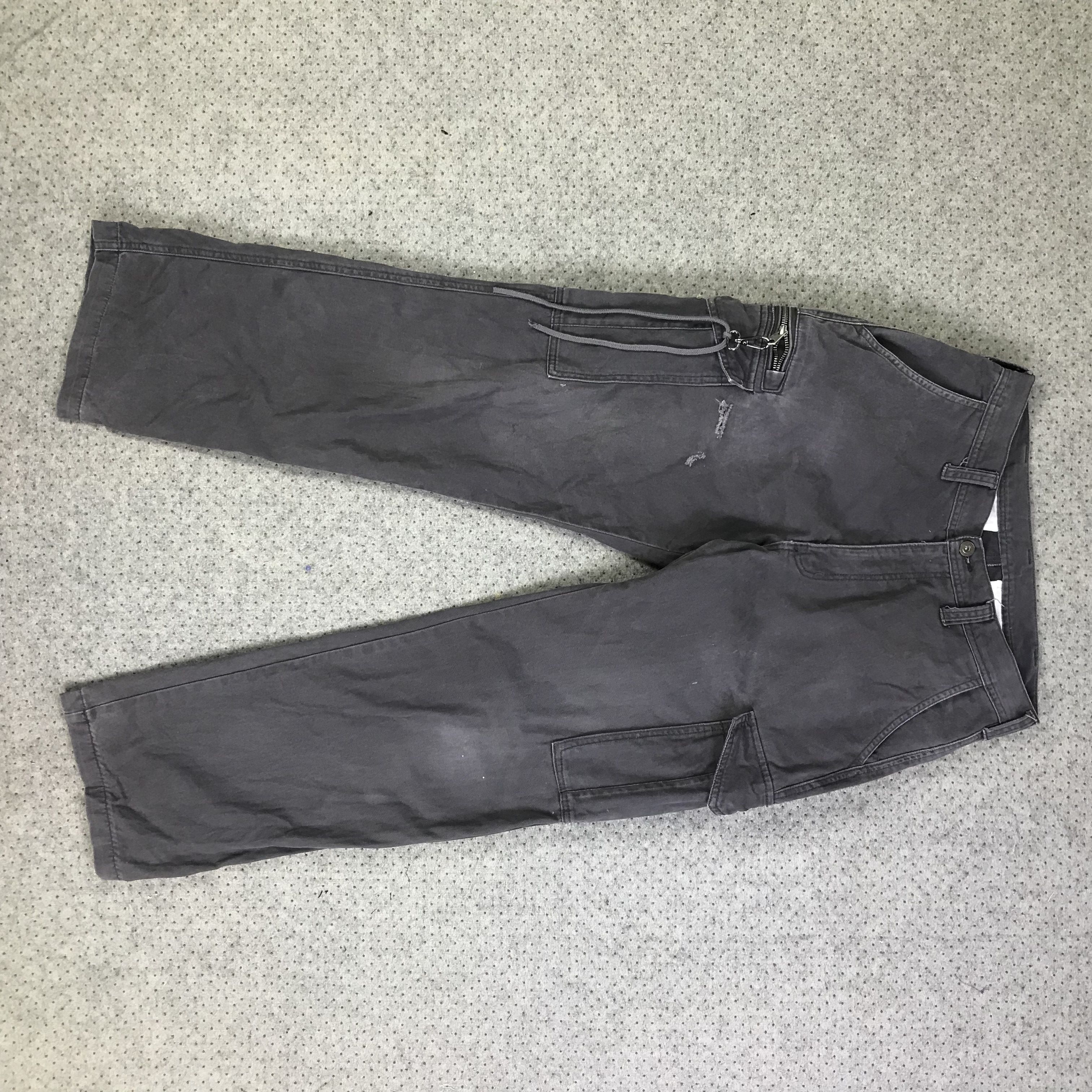 image of 20471120 Evendiver Cargo Trouser Parachute Pants in Grey, Men's (Size 30)