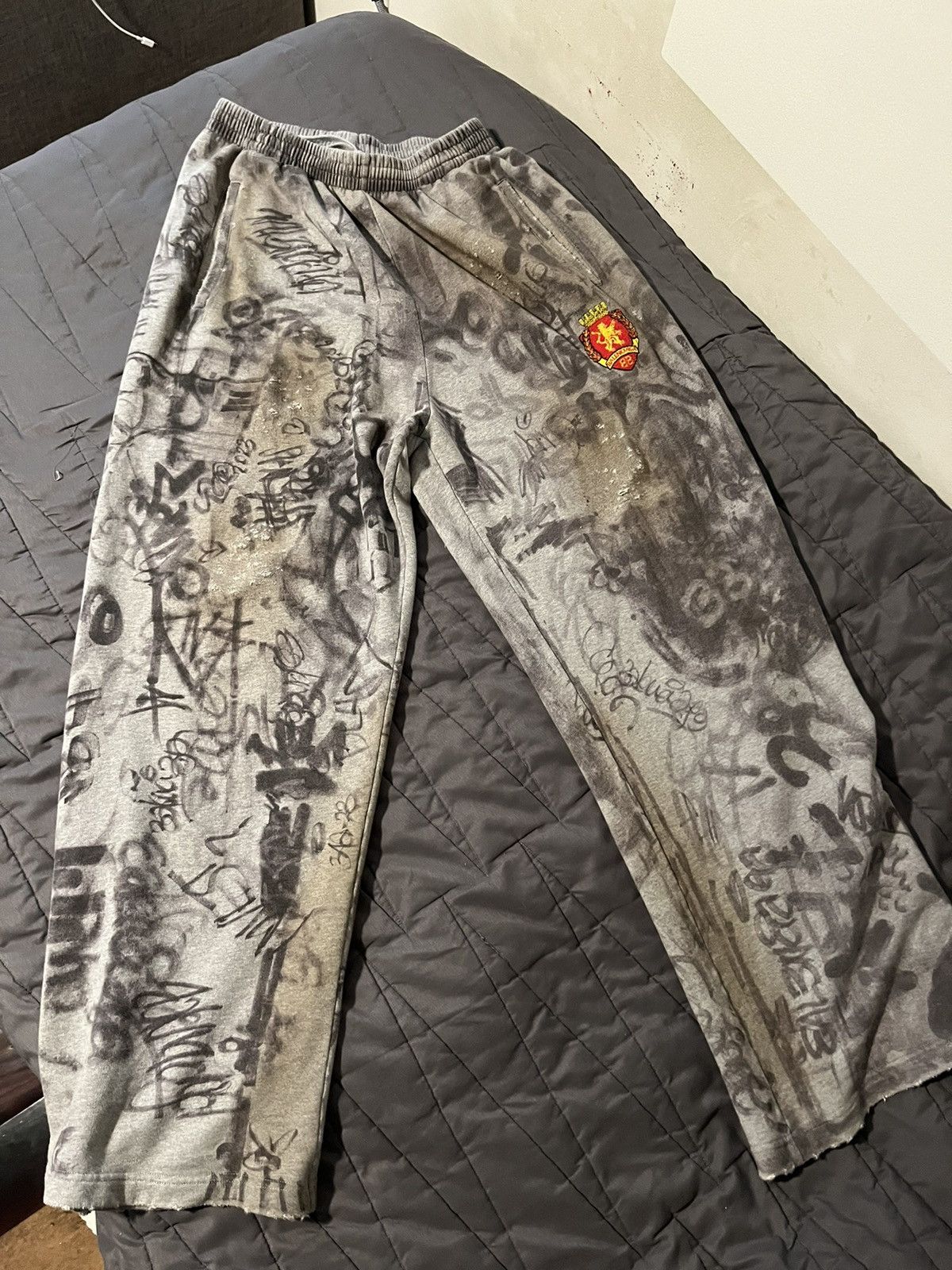 Balenciaga Balenciaga Distressed Skater Sweats | Grailed