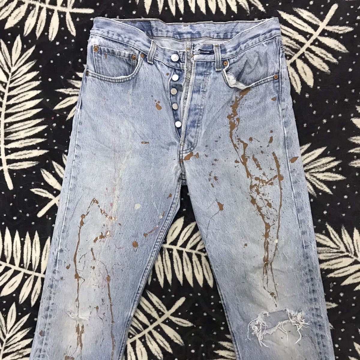 Levi's Vintage Clothing 💥Vintage Levi’s Painter Distressed Kurt Cobain Size US 32 / EU 48 - 4 Thumbnail