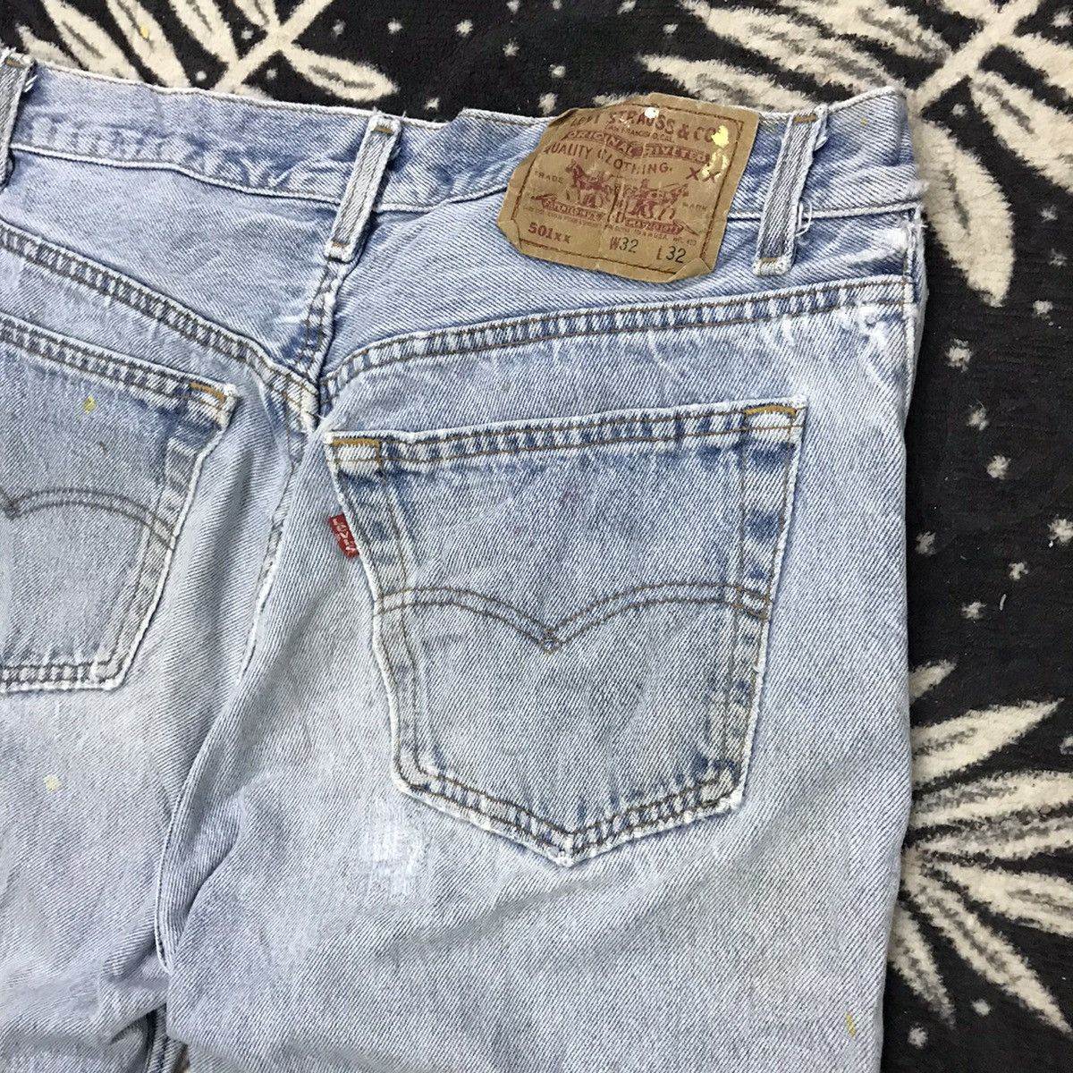 Levi's Vintage Clothing 💥Vintage Levi’s Painter Distressed Kurt Cobain Size US 32 / EU 48 - 9 Thumbnail
