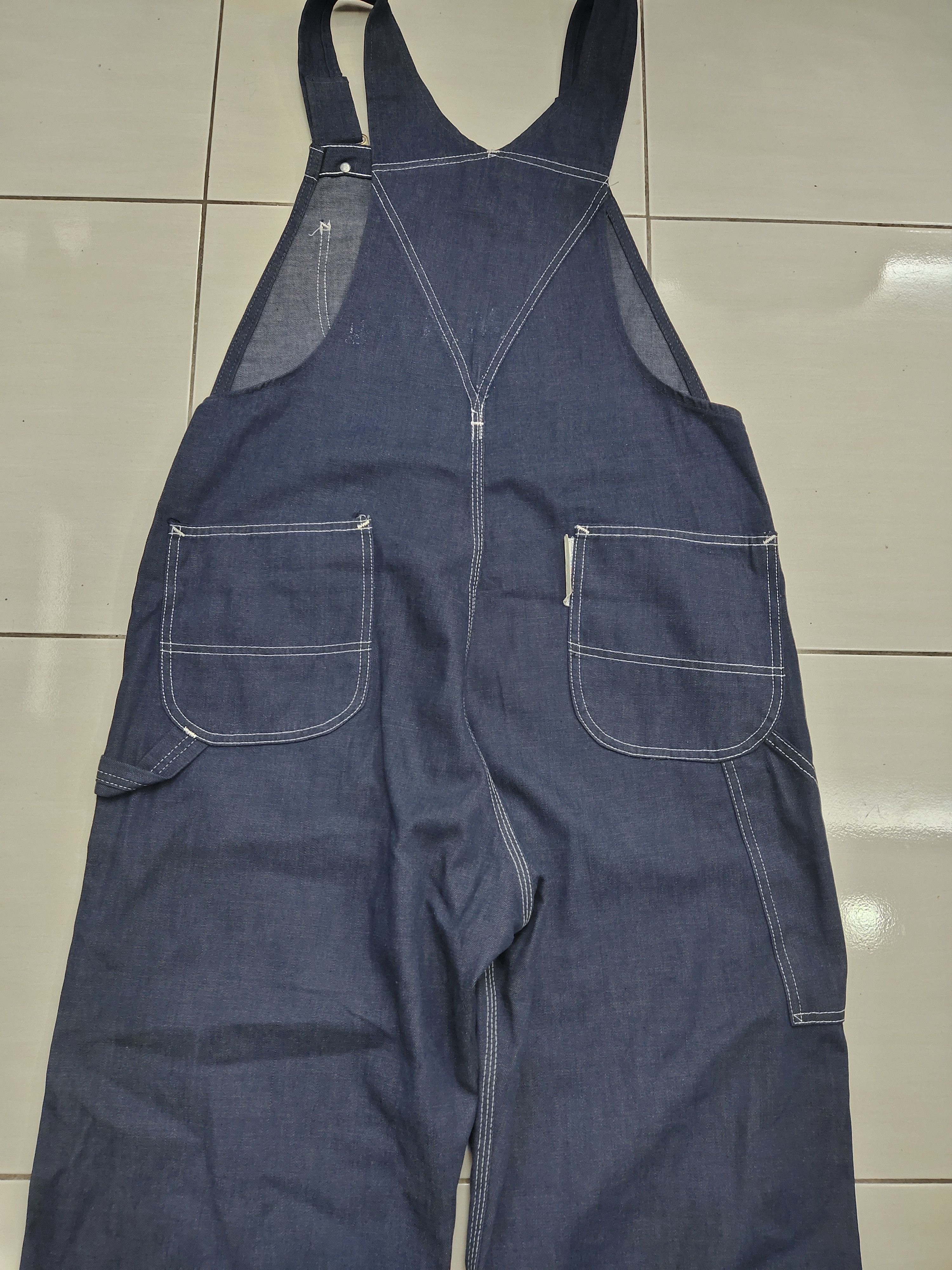 Sears 70s 80s Sears Union Made Denim Overalls USA Workwear Size US 38 / EU 54 - 3 Thumbnail