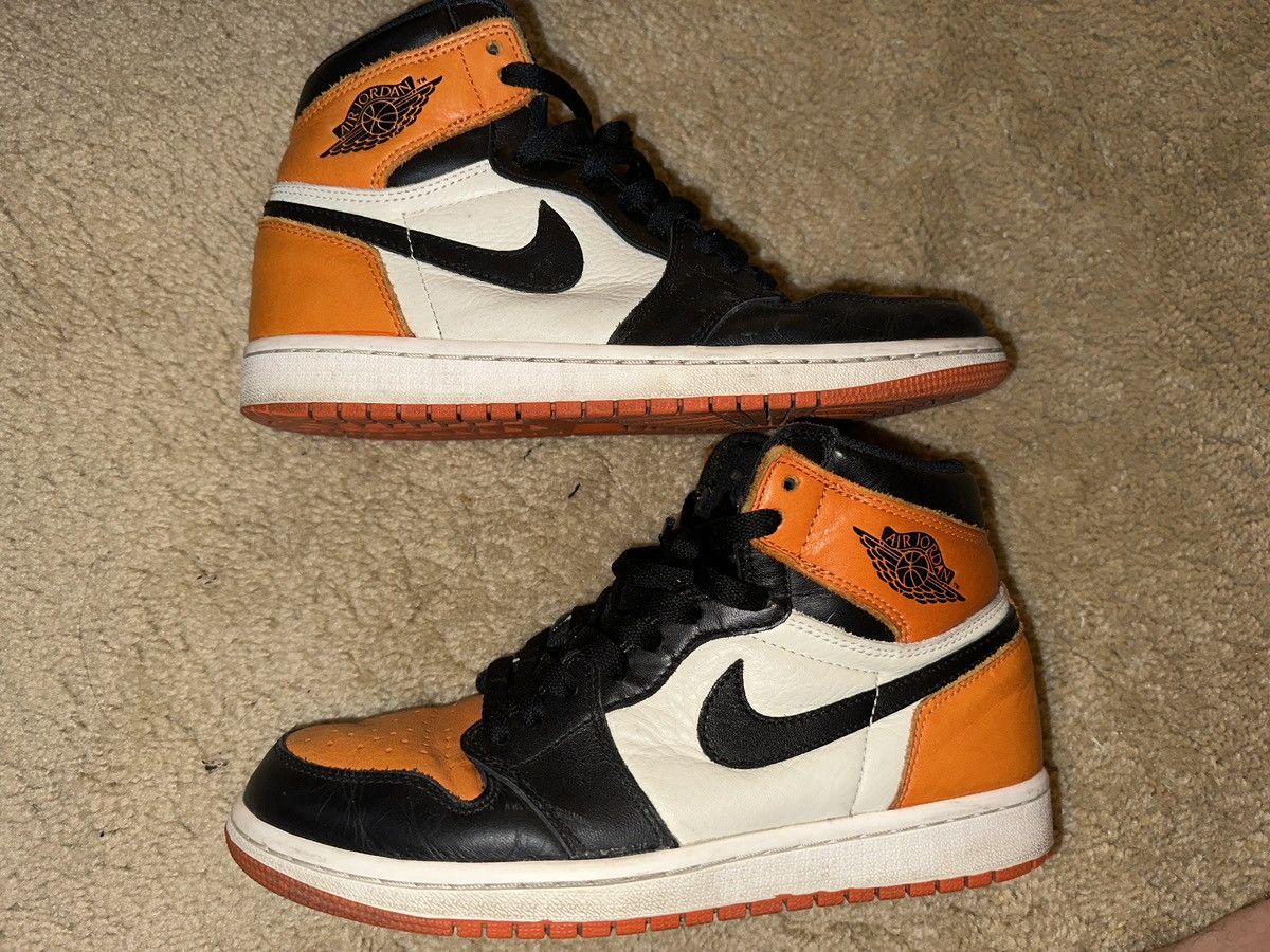 image of Nike Air Jordan 1 Retro High OG 'shattered Backboard' Shoes in Orange, Men's (Size 8)