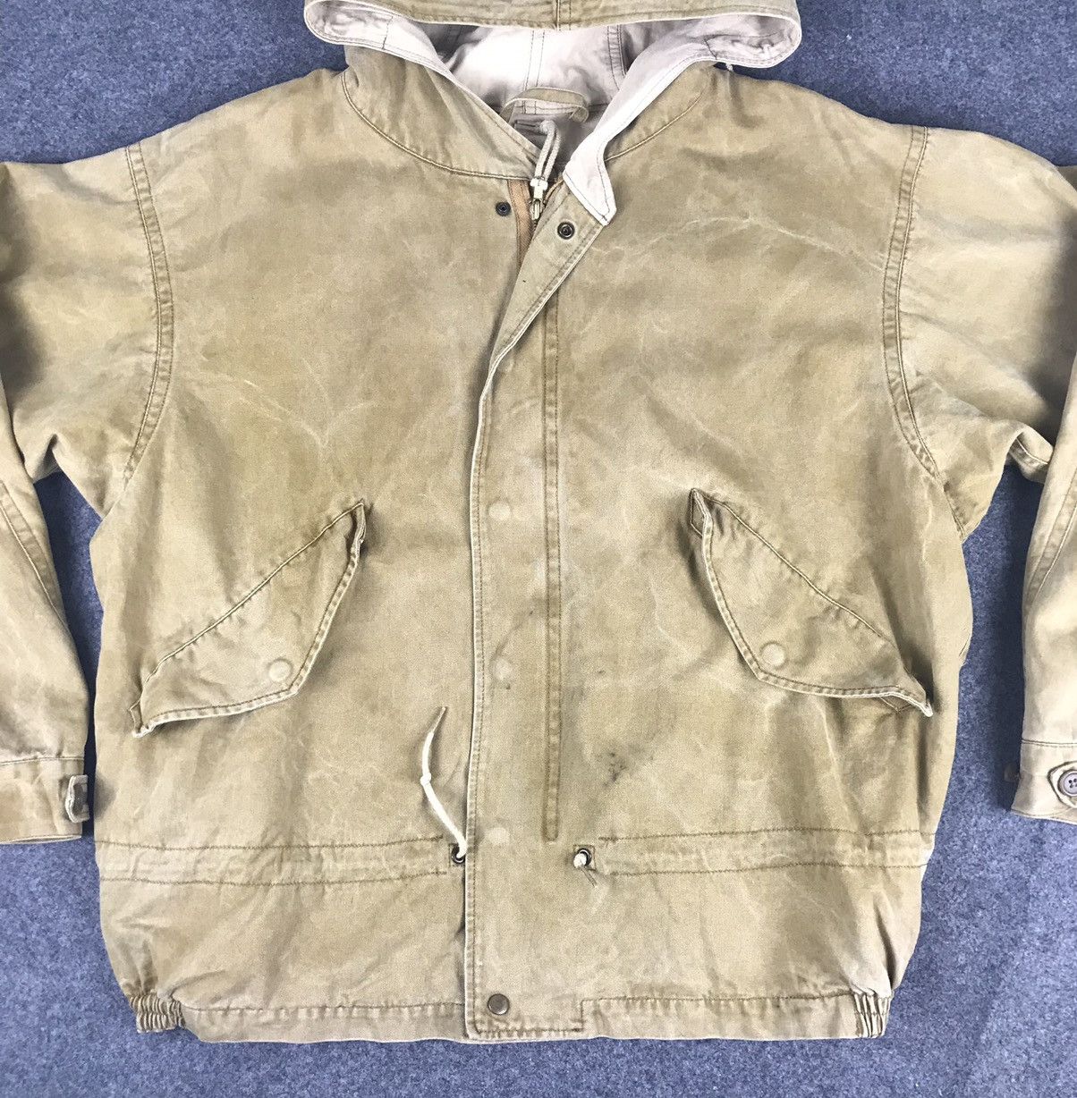Karl Helmut × Vintage 🔥Vintage Karl Helmut Rare bomber jacket with hoodie🔥 Size US XXL / EU 58 / 5 - 5 Thumbnail