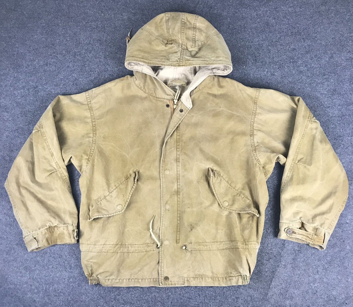 Karl Helmut × Vintage 🔥Vintage Karl Helmut Rare bomber jacket with hoodie🔥 Size US XXL / EU 58 / 5 - 1 Thumbnail