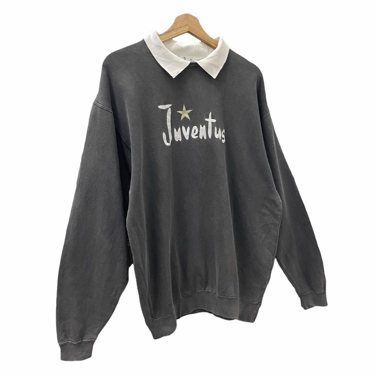 Vintage 💥RARE💥 90s JUVENTUS PULLOVER SWEATSHIRT Size US L / EU 52-54 / 3 - 2 Thumbnail