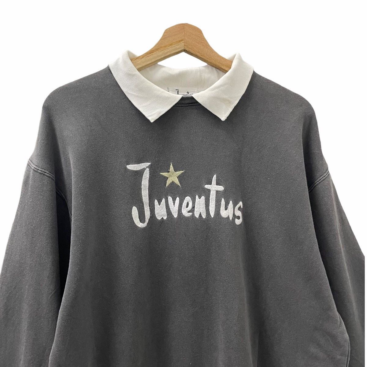 Vintage 💥RARE💥 90s JUVENTUS PULLOVER SWEATSHIRT Size US L / EU 52-54 / 3 - 4 Thumbnail