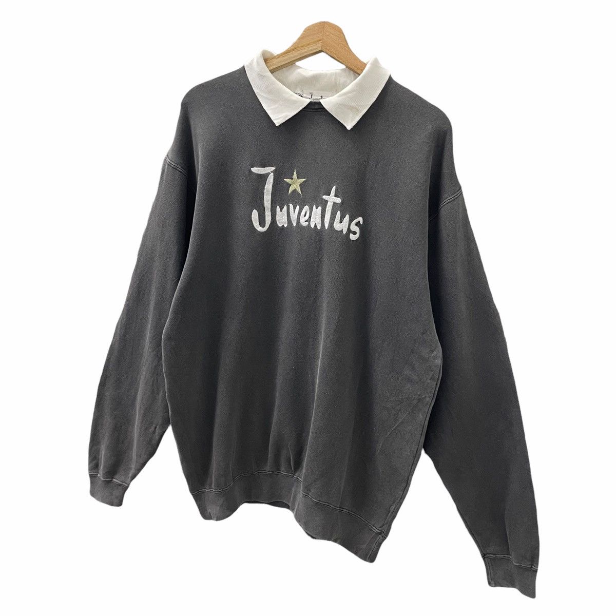 Vintage 💥RARE💥 90s JUVENTUS PULLOVER SWEATSHIRT Size US L / EU 52-54 / 3 - 3 Thumbnail