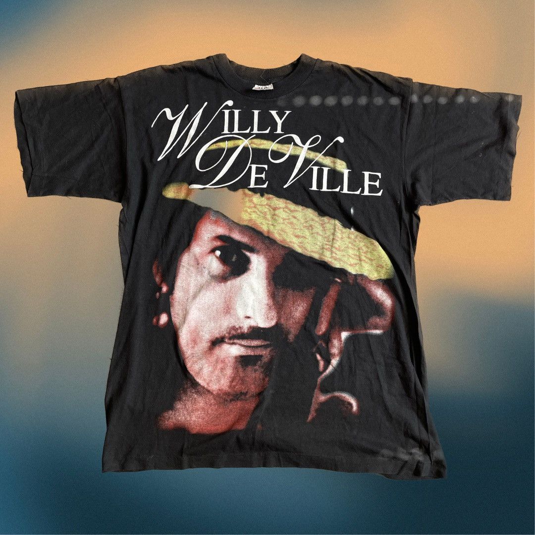 Rare Vintage 90s Willy DeVille t shirt - Tops