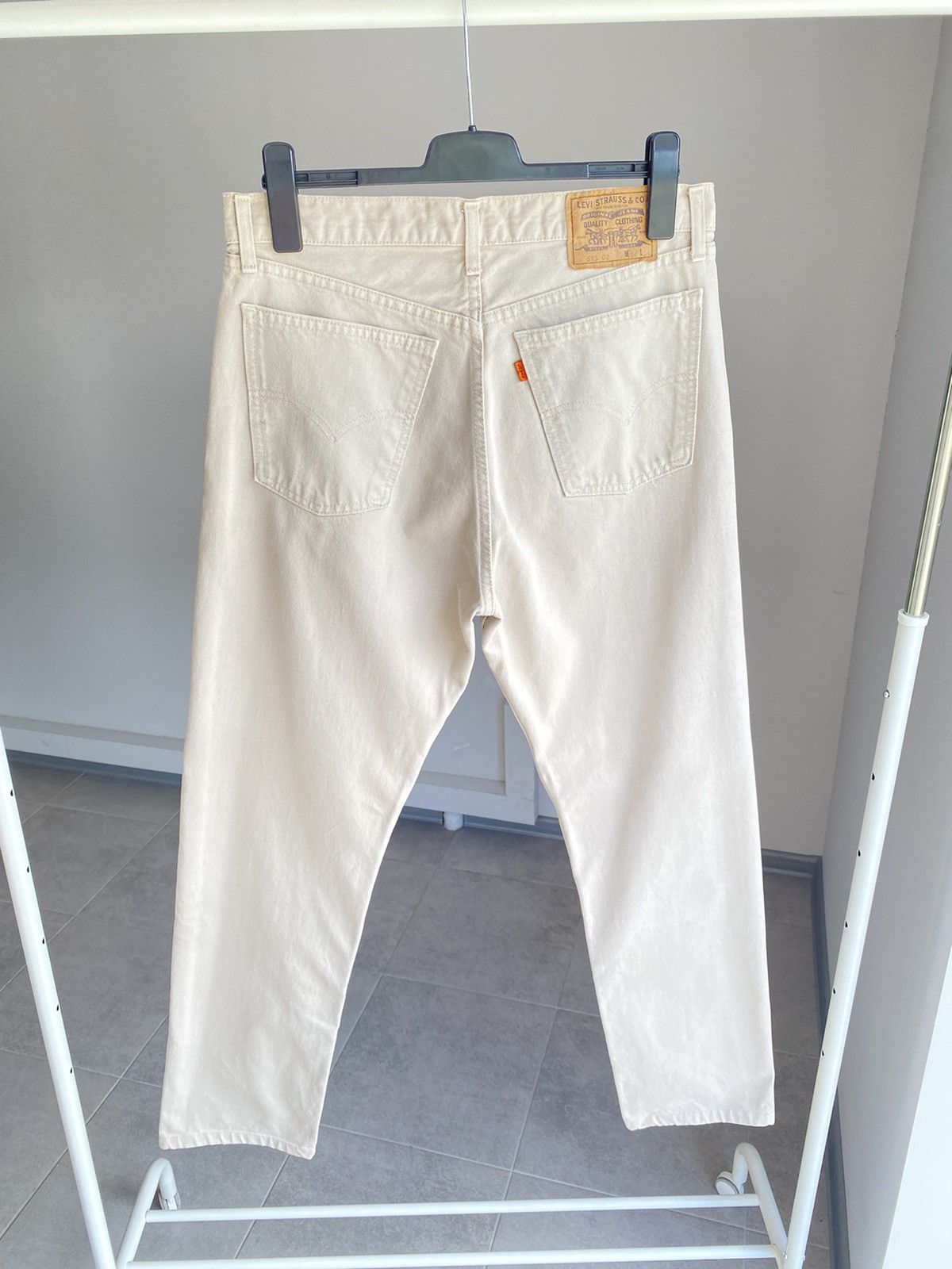 Vintage Levis 615 Jeans Orange Tab Cream