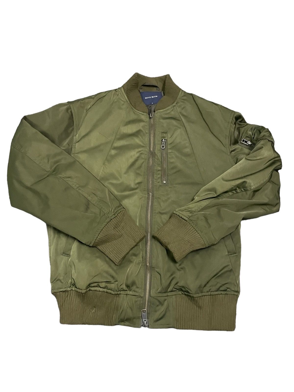 Japanese Brand Japanese Brand Mind Blow Baggy Style Bomber Jacket Size US S / EU 44-46 / 1 - 8 Thumbnail