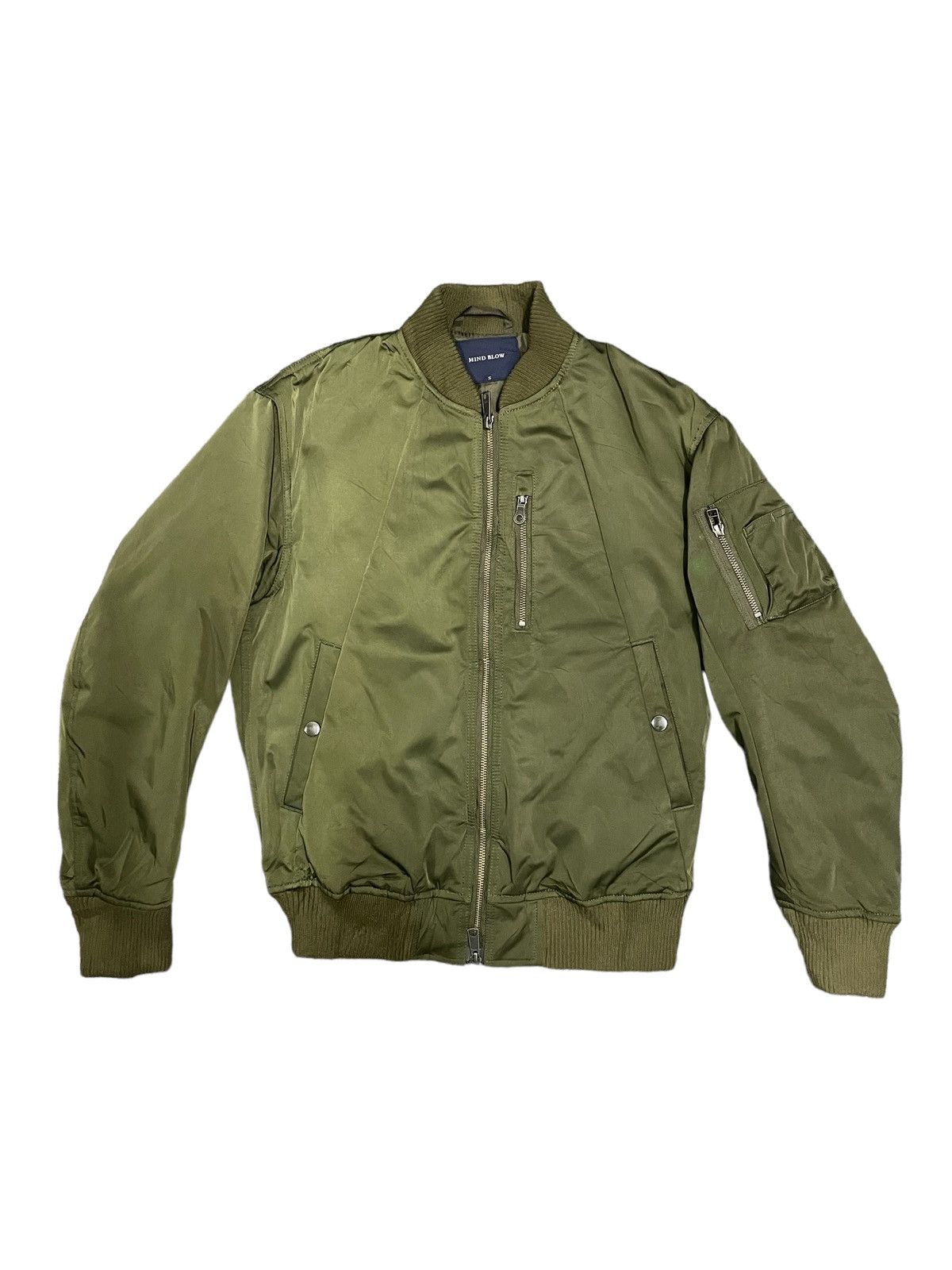 Japanese Brand Japanese Brand Mind Blow Baggy Style Bomber Jacket Size US S / EU 44-46 / 1 - 1 Thumbnail