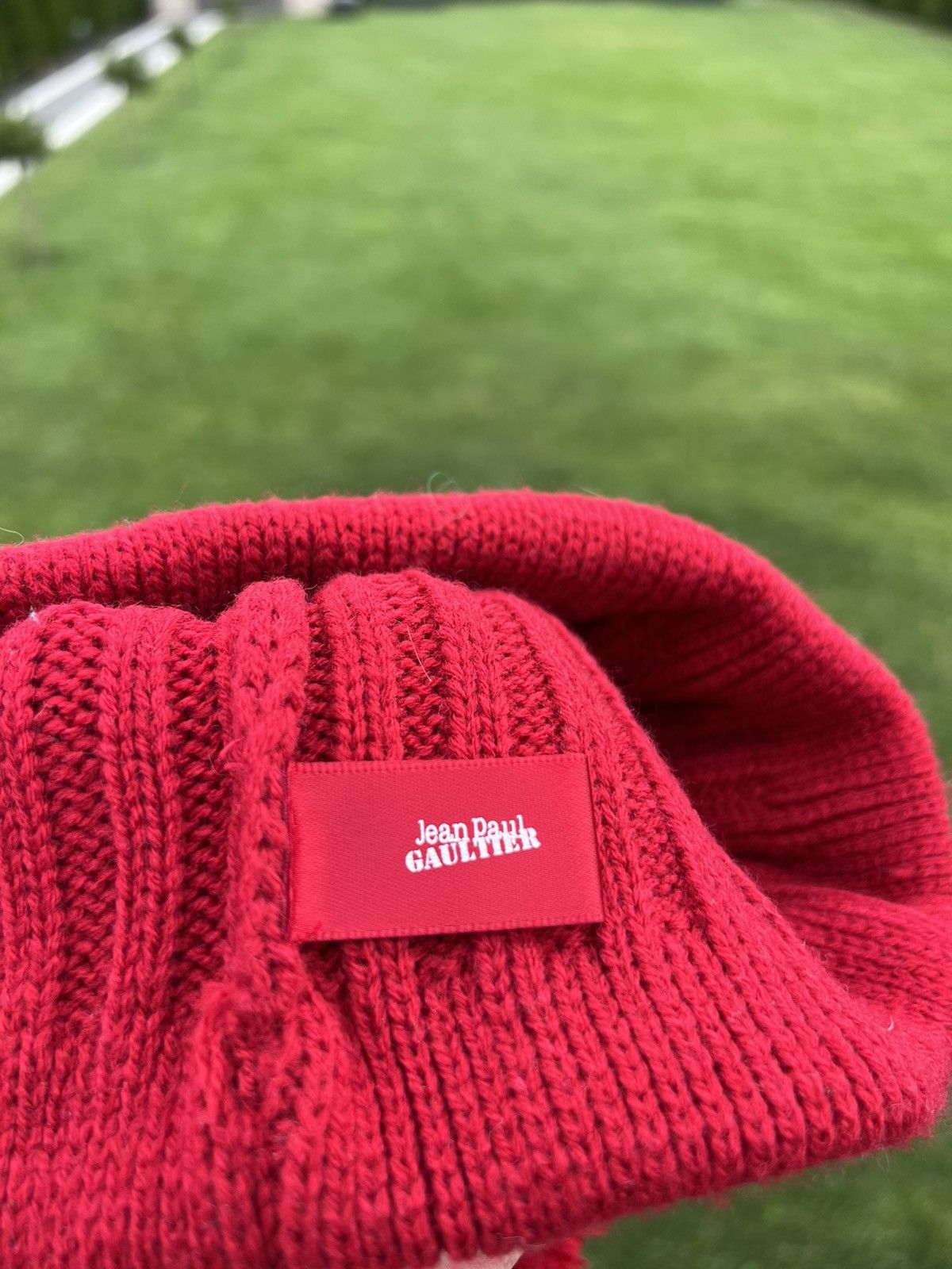 Jean Paul Gaultier Jean Paul Gaultier Rare Red Winter Hat Size ONE SIZE - 5 Thumbnail