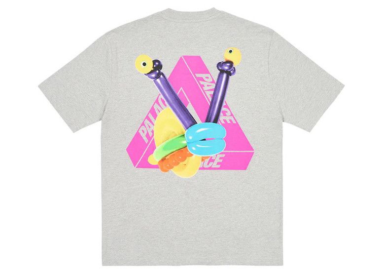 Palace Palace Tri-Twister Tee Grey Marl • L Size US L / EU 52-54 / 3 - 1 Thumbnail