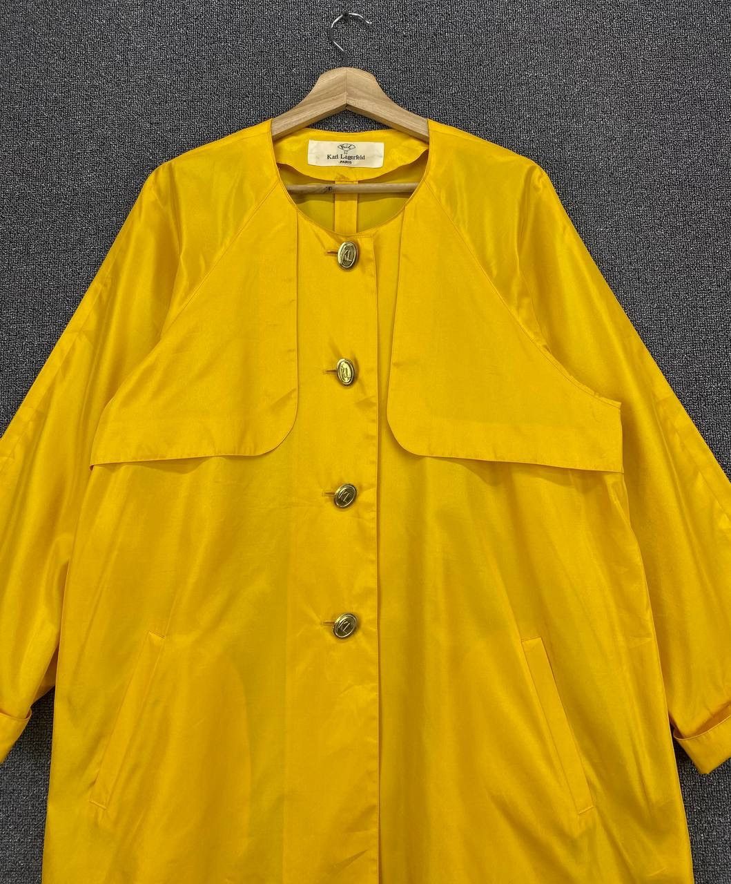 Karl Lagerfeld Vintage Karl Lagerfeld Button Up Nylon Coat Cardigan Jacket Size XS / US 0-2 / IT 36-38 - 5 Thumbnail