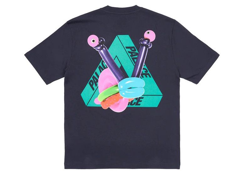 image of Hypebeast x Palace Tri-Twister Tee Navy • S, Men's (Size Small)
