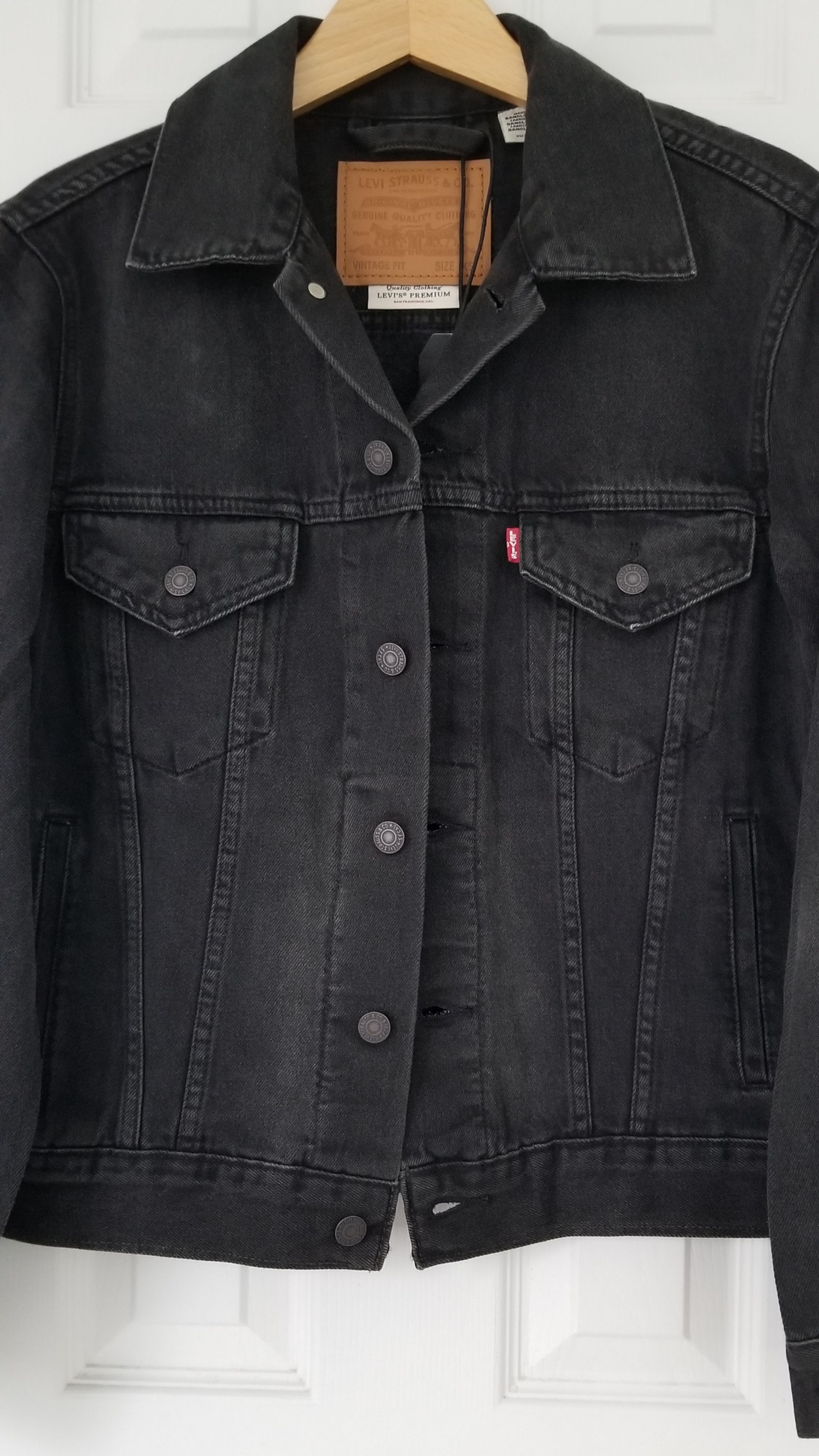 Levi's Levis Premium Black Type III Big E Trucker Jacket XS 3 Size US XS / EU 42 / 0 - 2 Thumbnail