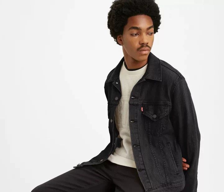 Levi's Levis Premium Black Type III Big E Trucker Jacket XS 3 Size US XS / EU 42 / 0 - 7 Thumbnail