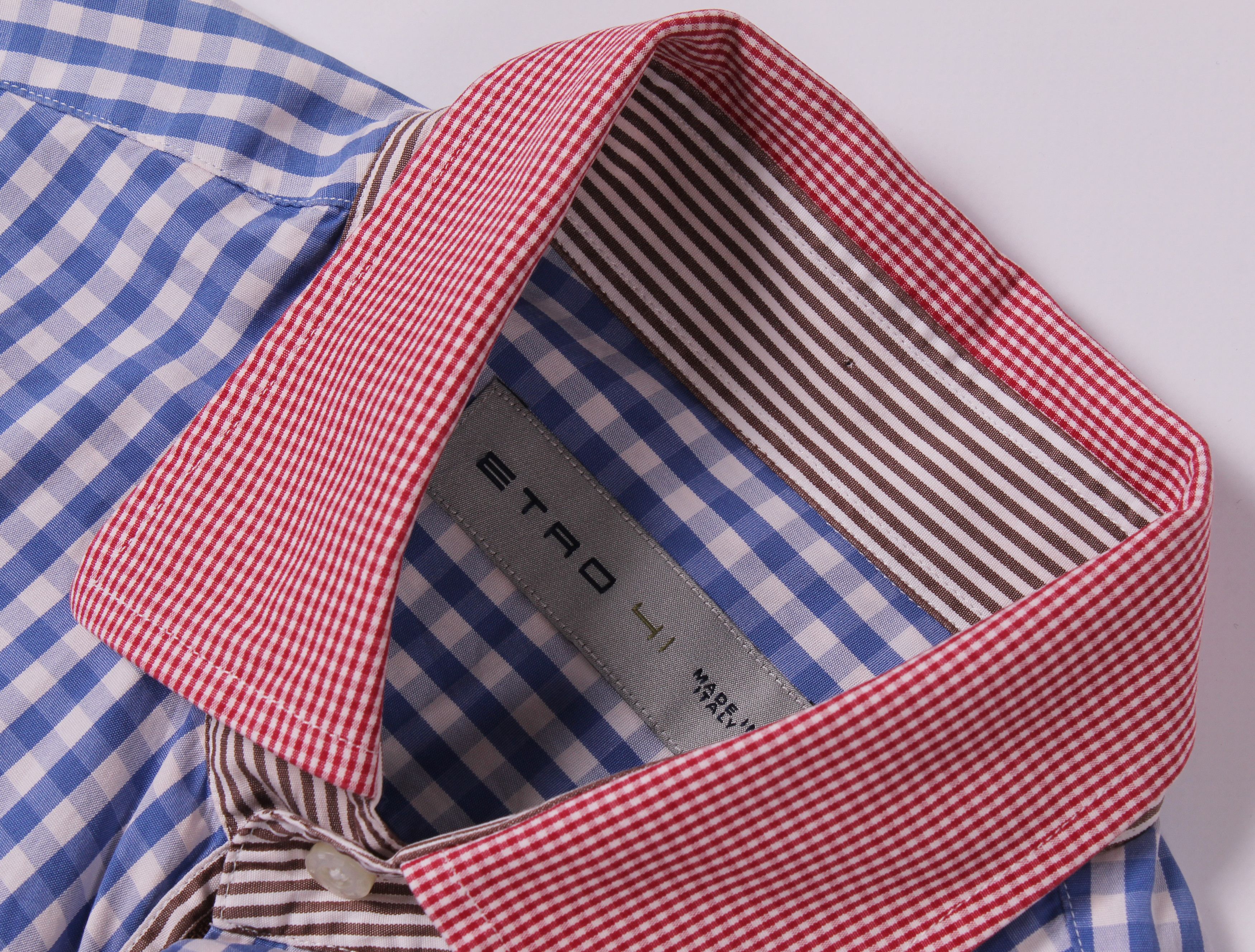 Etro Etro Milano Checkered Long Sleeve Shirt Size US M / EU 48-50 / 2 - 3 Thumbnail