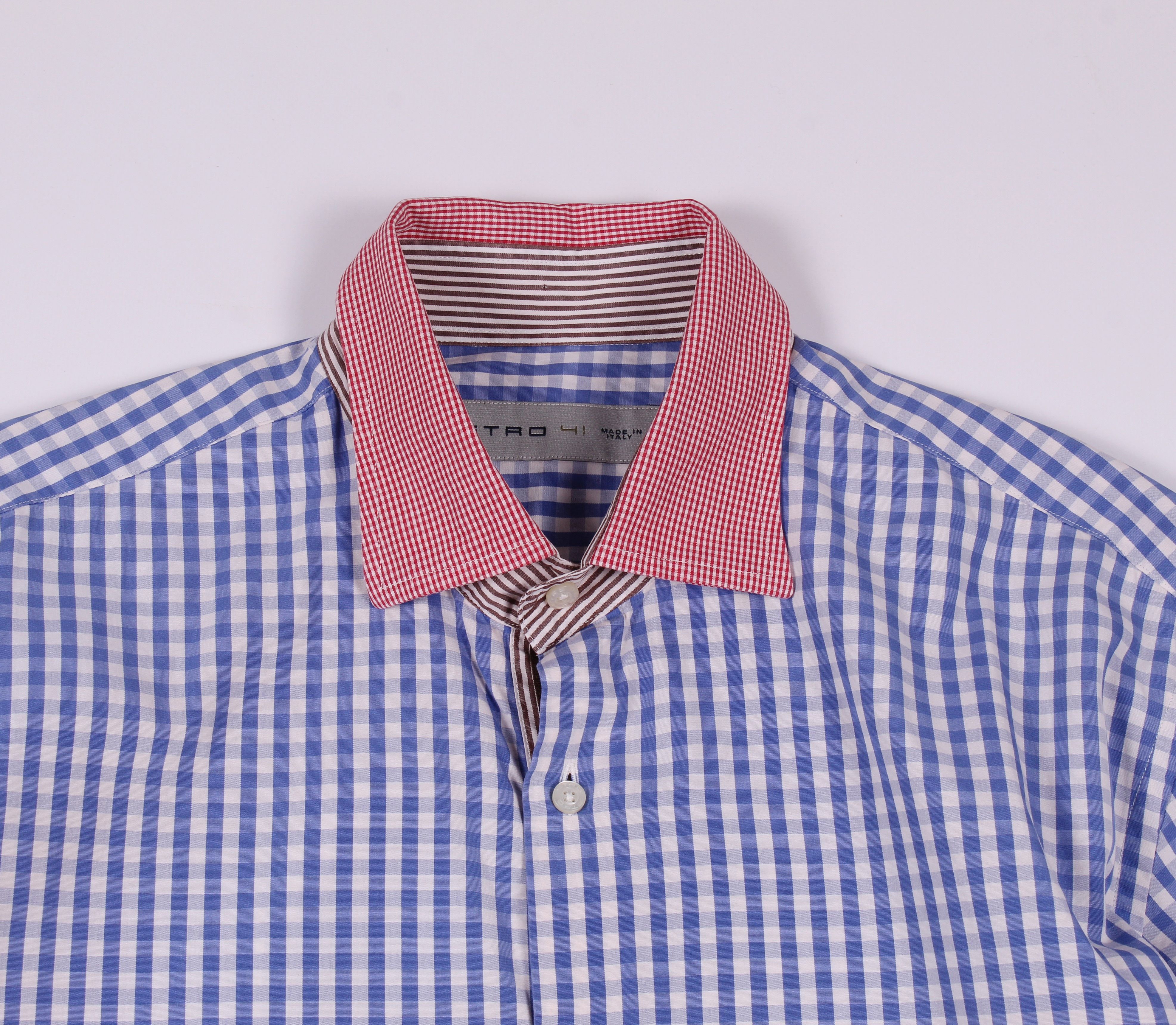 Etro Etro Milano Checkered Long Sleeve Shirt Size US M / EU 48-50 / 2 - 2 Thumbnail