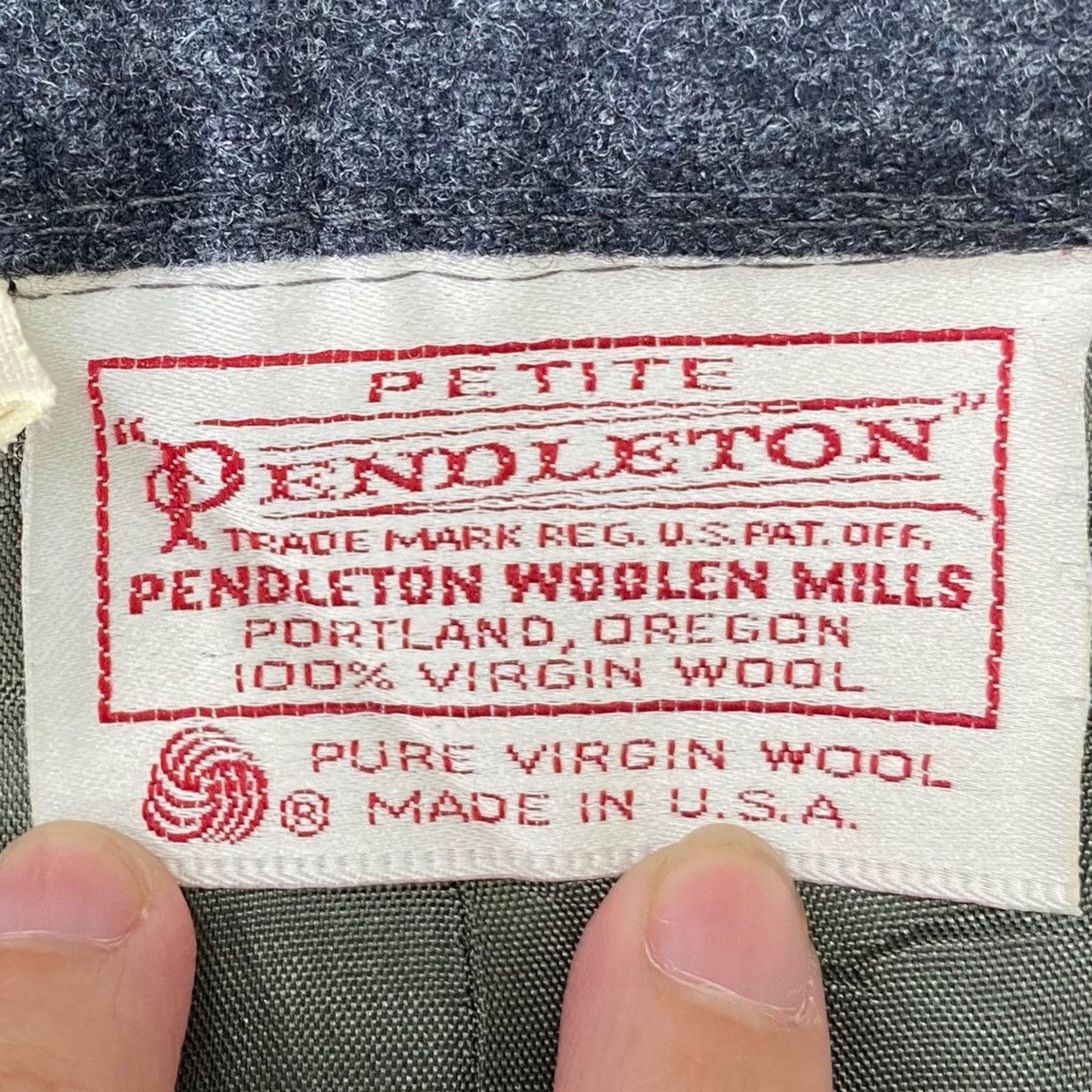 Pendleton PENDLETON WOOLEN MIILS Navy Straight Cut Wool Casual Size US 28 / EU 44 - 4 Thumbnail