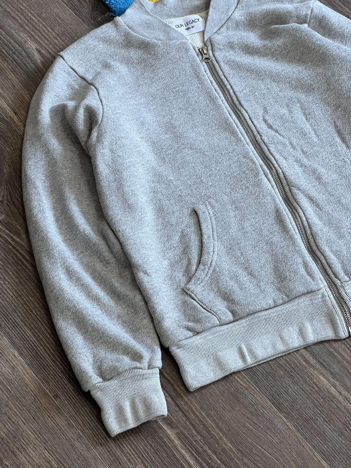 Our Legacy Our Legacy grey full zip cotton bomber Size US S / EU 44-46 / 1 - 4 Thumbnail