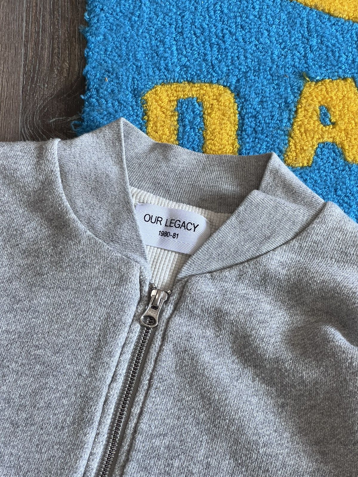 Our Legacy Our Legacy grey full zip cotton bomber Size US S / EU 44-46 / 1 - 5 Thumbnail