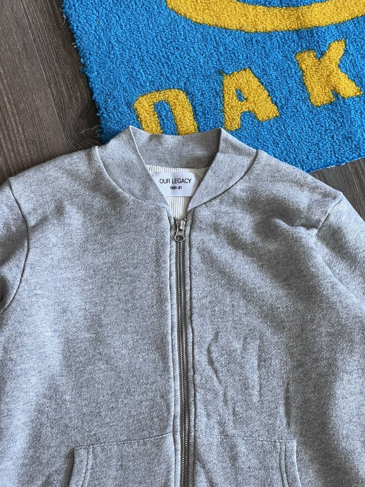 Our Legacy Our Legacy grey full zip cotton bomber Size US S / EU 44-46 / 1 - 3 Thumbnail