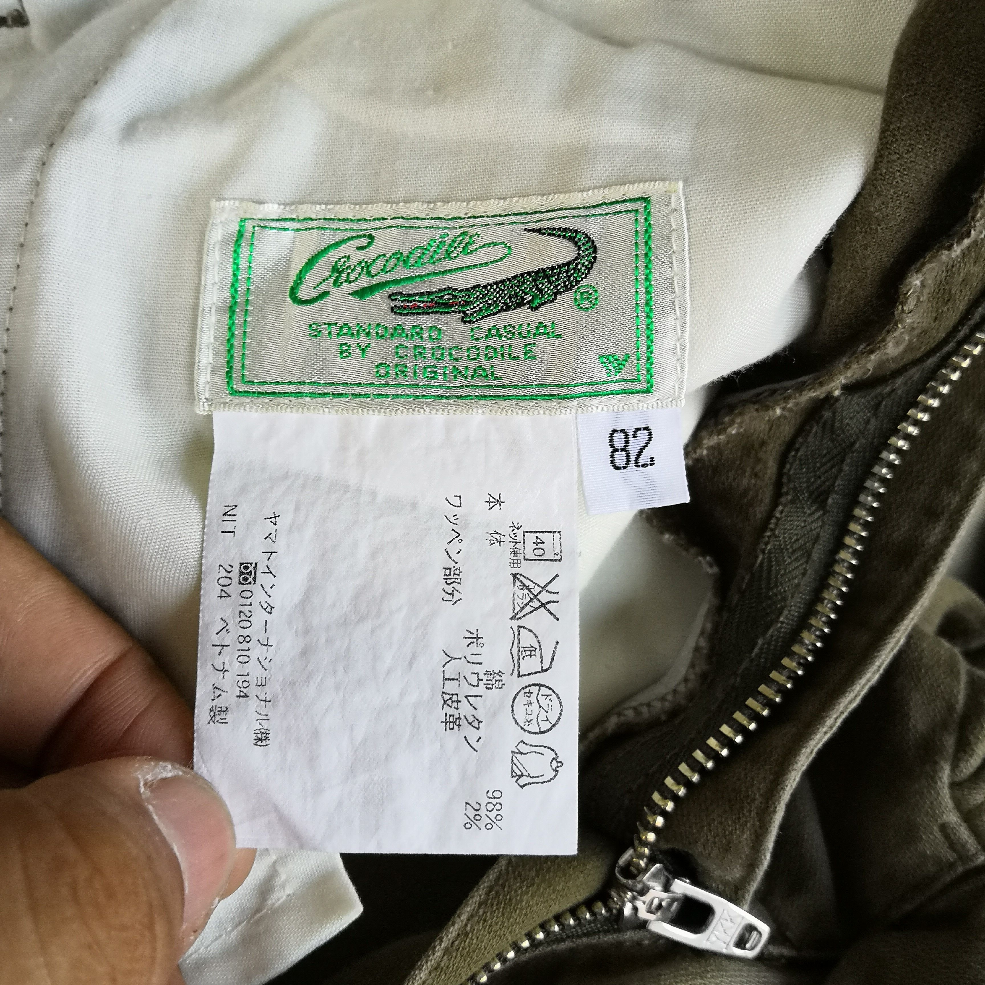Japanese Brand × Vintage Vintage Crocodile Japanese Cargo Pants Multi Pocket Trousers Size 28" / US 6 / IT 42 - 9 Thumbnail