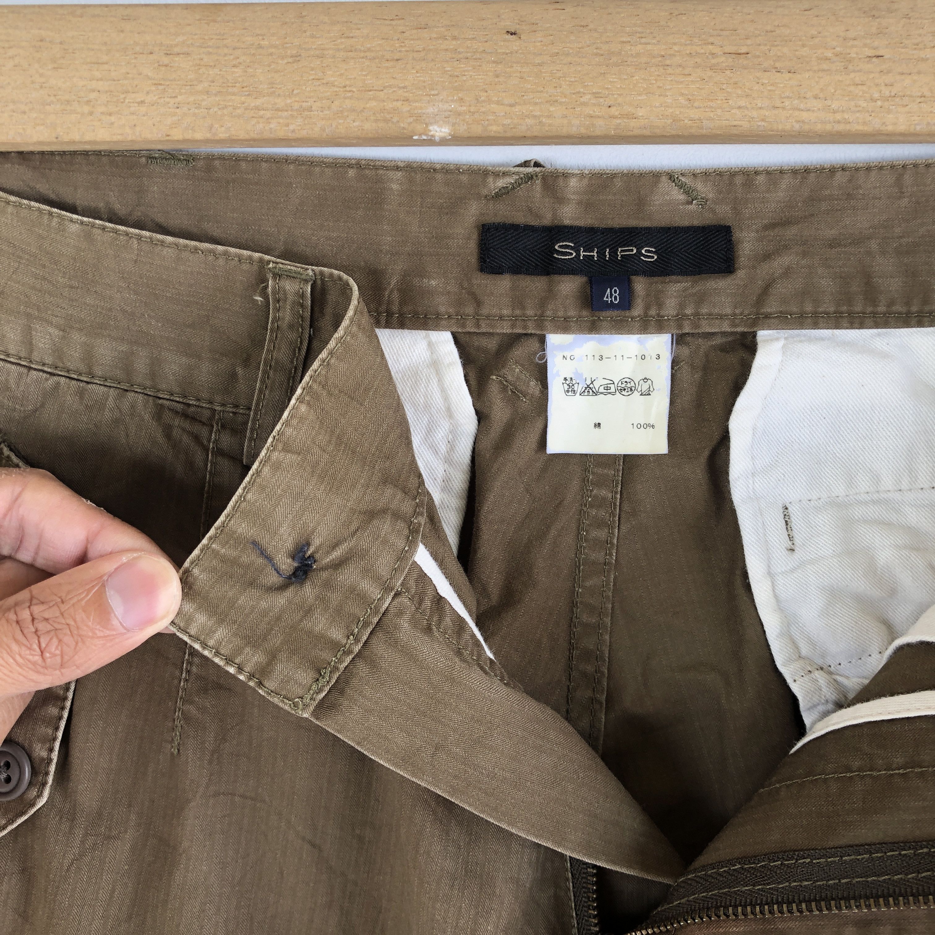Japanese Brand × SHIPS × Vintage Vintage Ships Japan Trousers Double Knee Japanese Pants Size 28" / US 6 / IT 42 - 10 Thumbnail
