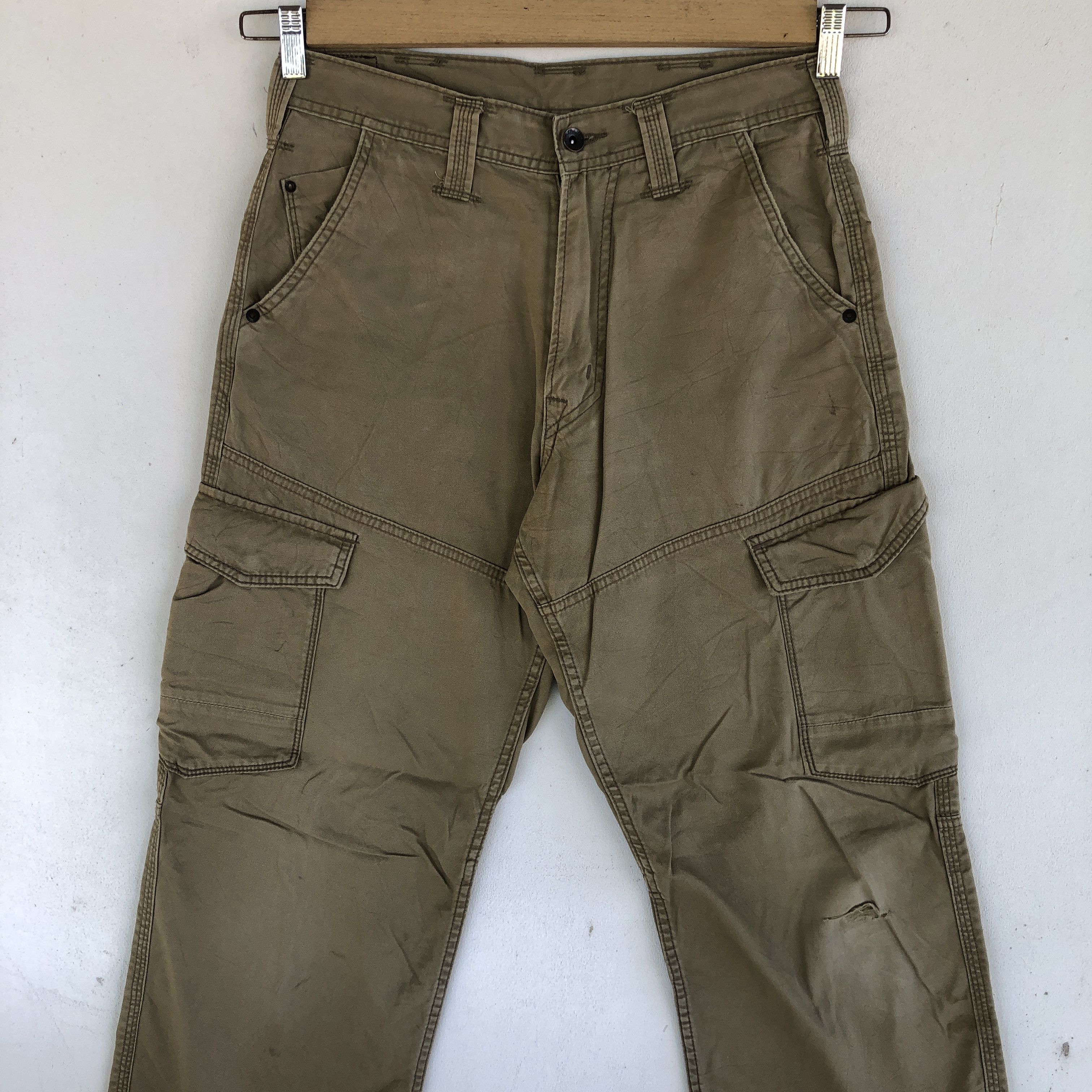 Japanese Brand × Vintage Vintage Japanese Cargo Pants Multi Pocket Bondage Trousers Size 28" / US 6 / IT 42 - 5 Thumbnail
