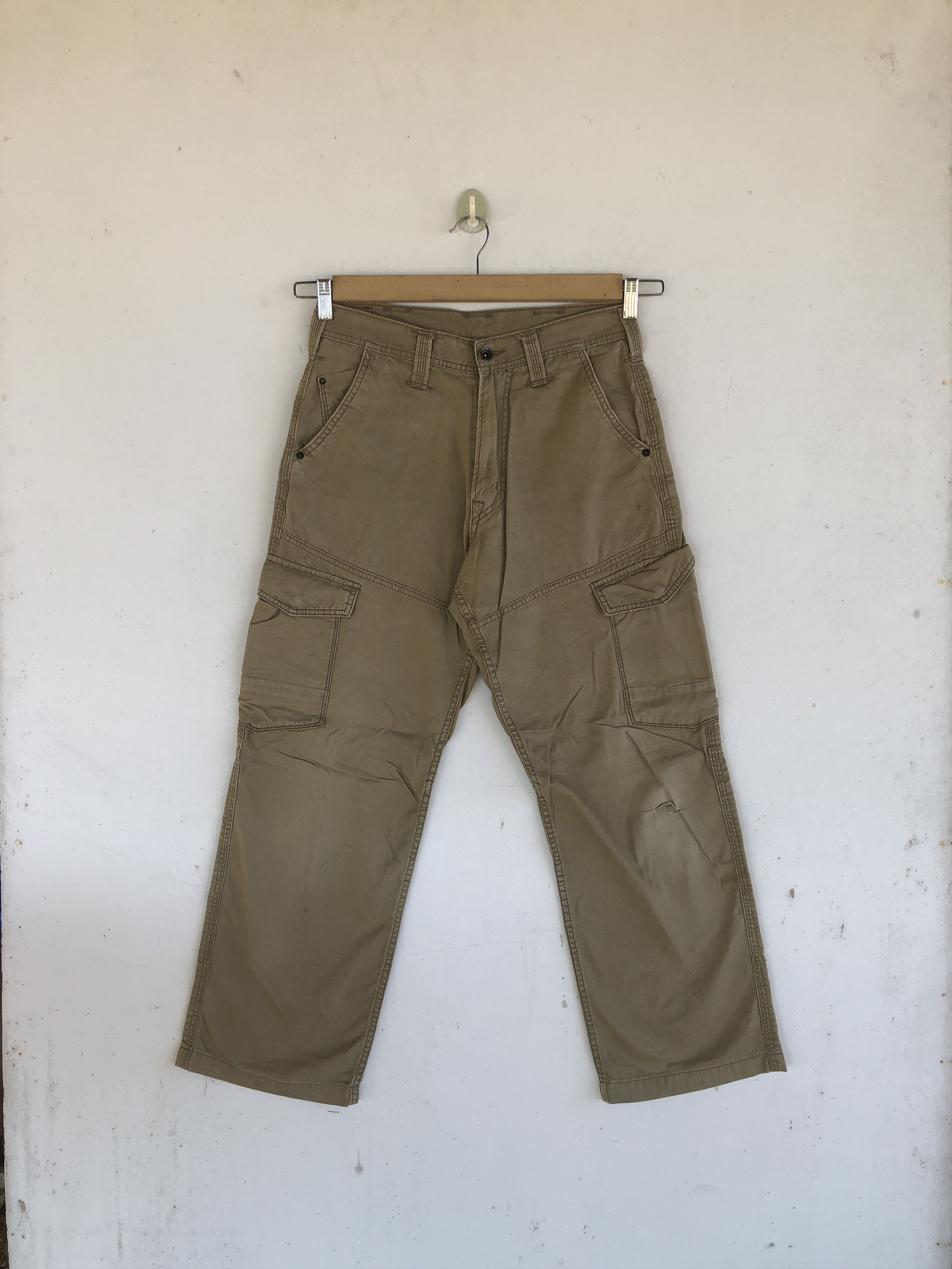 Japanese Brand × Vintage Vintage Japanese Cargo Pants Multi Pocket Bondage Trousers Size 28" / US 6 / IT 42 - 1 Thumbnail
