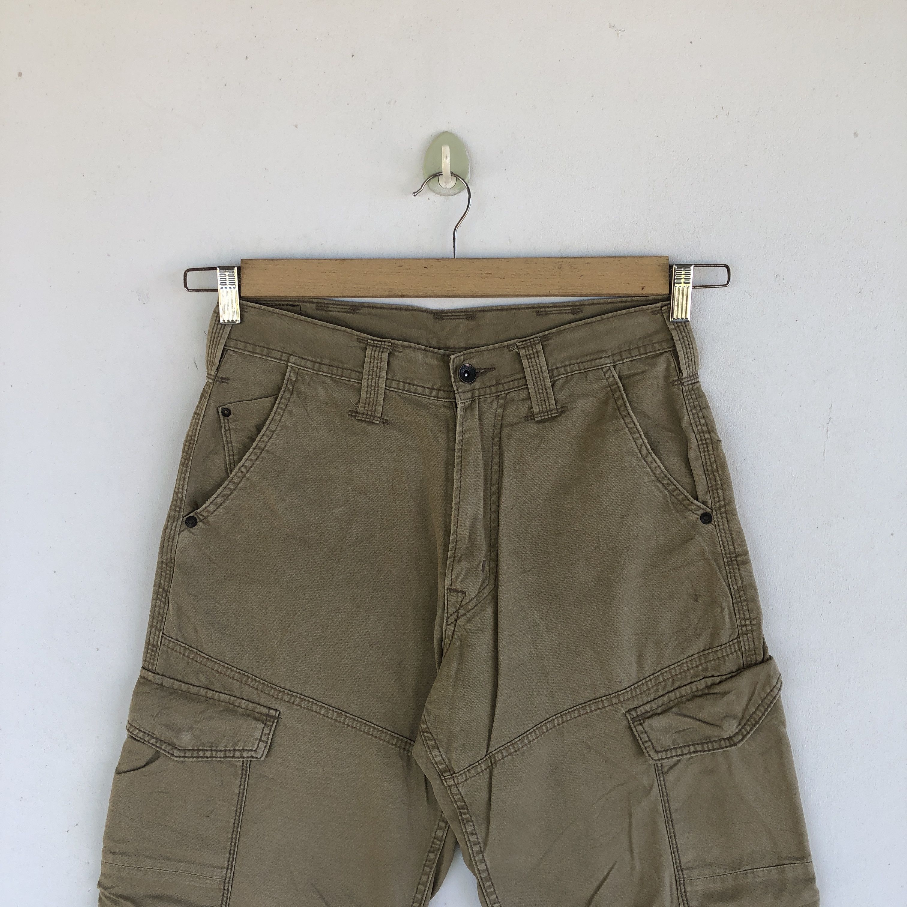 Japanese Brand × Vintage Vintage Japanese Cargo Pants Multi Pocket Bondage Trousers Size 28" / US 6 / IT 42 - 3 Thumbnail