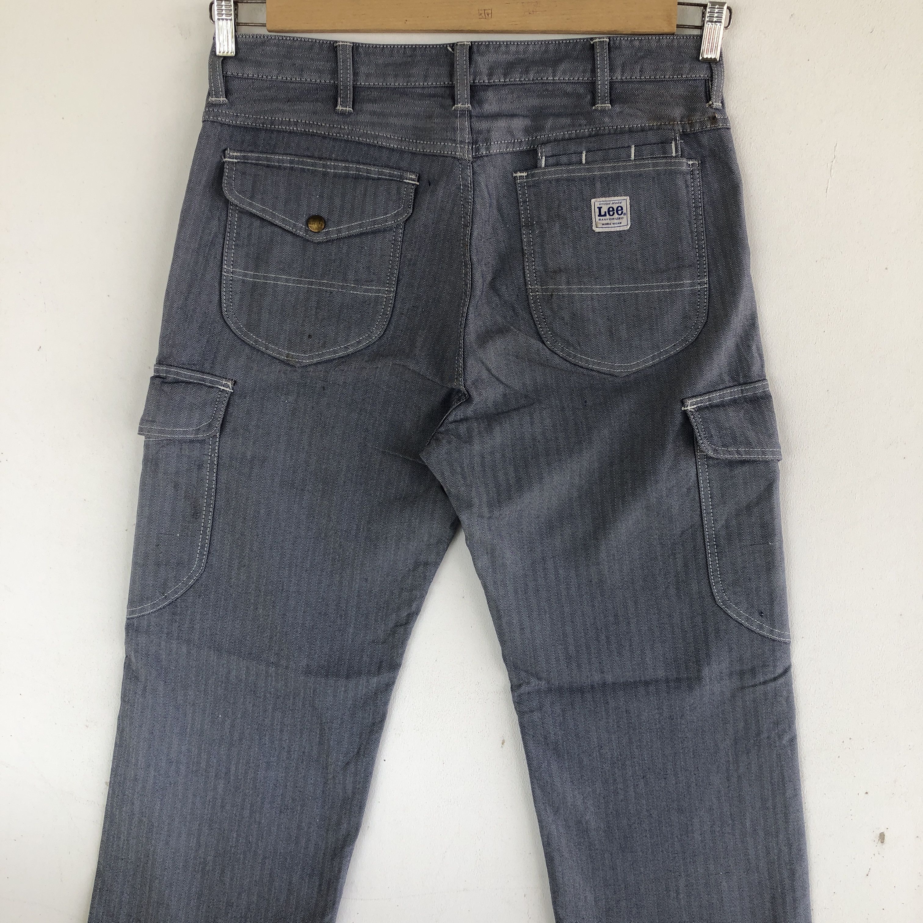 Japanese Brand × Vintage Vintage Japanese Cargo Pants Multi Pocket Bondage Trousers Size US 34 / EU 50 - 6 Thumbnail