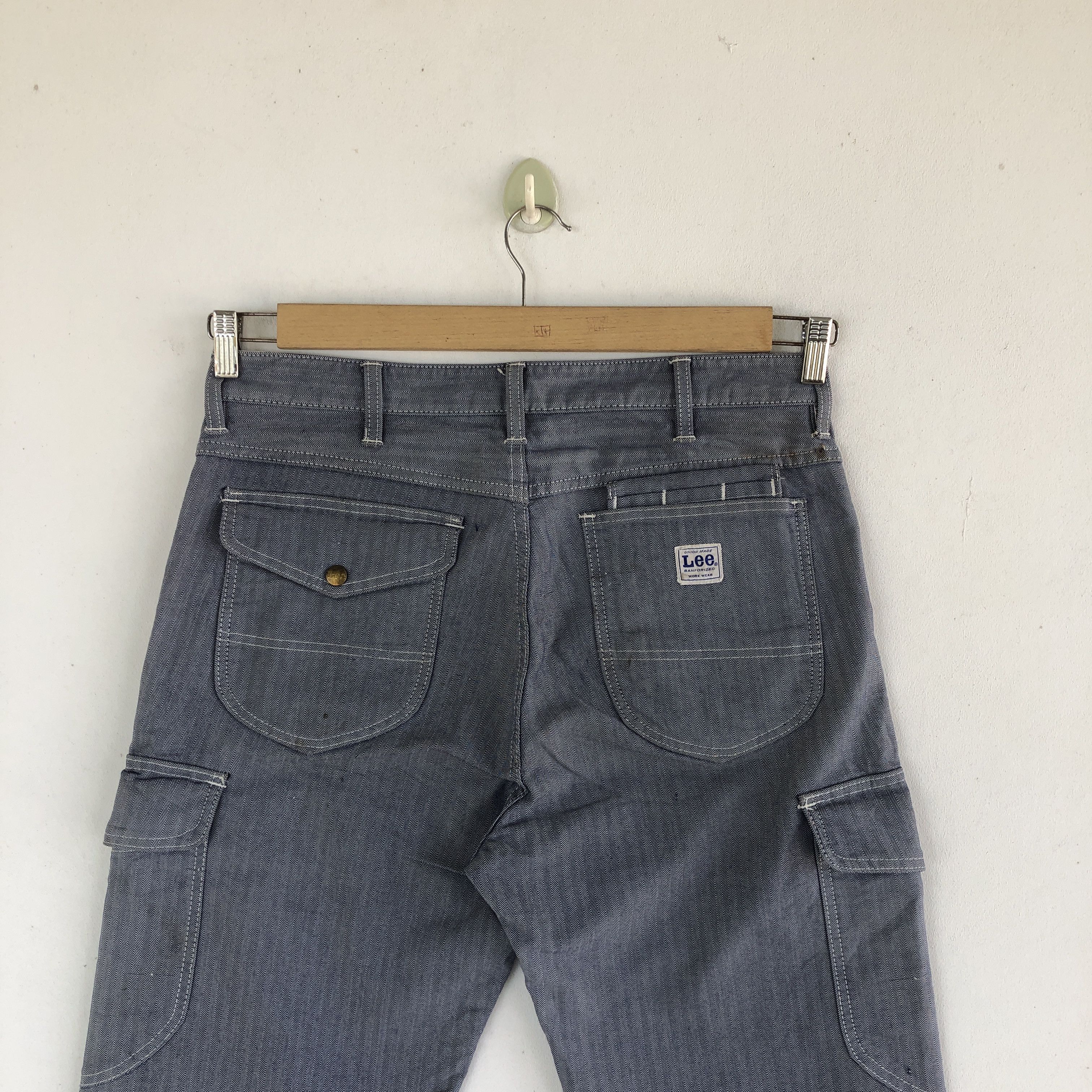 Japanese Brand × Vintage Vintage Japanese Cargo Pants Multi Pocket Bondage Trousers Size US 34 / EU 50 - 4 Thumbnail