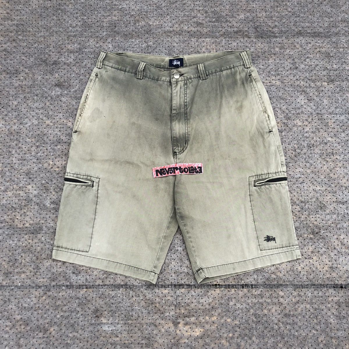 Stussy × Vintage Vintage Stussy Short 6Pocket Pants Size US 34 / EU 50 - 6 Thumbnail