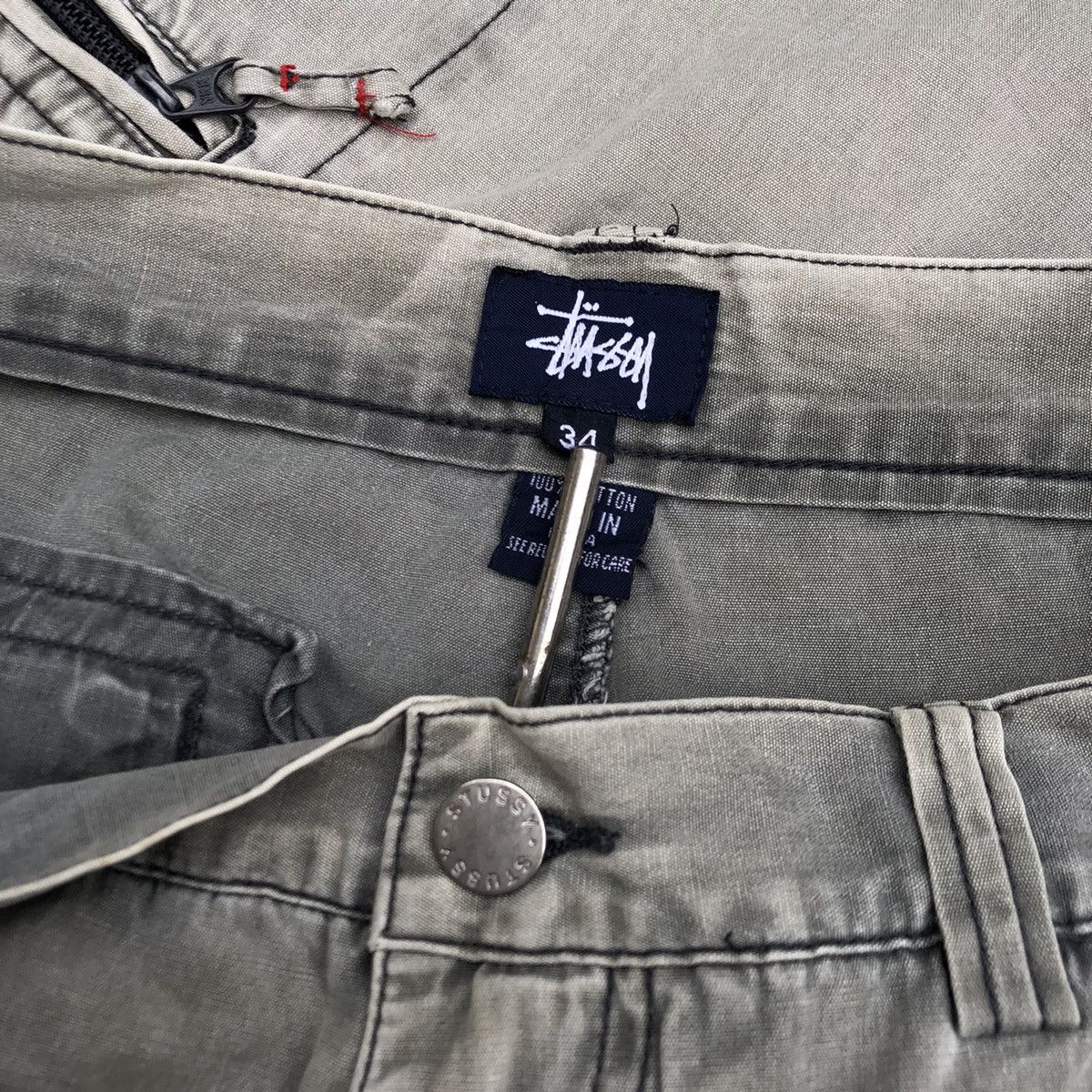 Stussy × Vintage Vintage Stussy Short 6Pocket Pants Size US 34 / EU 50 - 3 Thumbnail