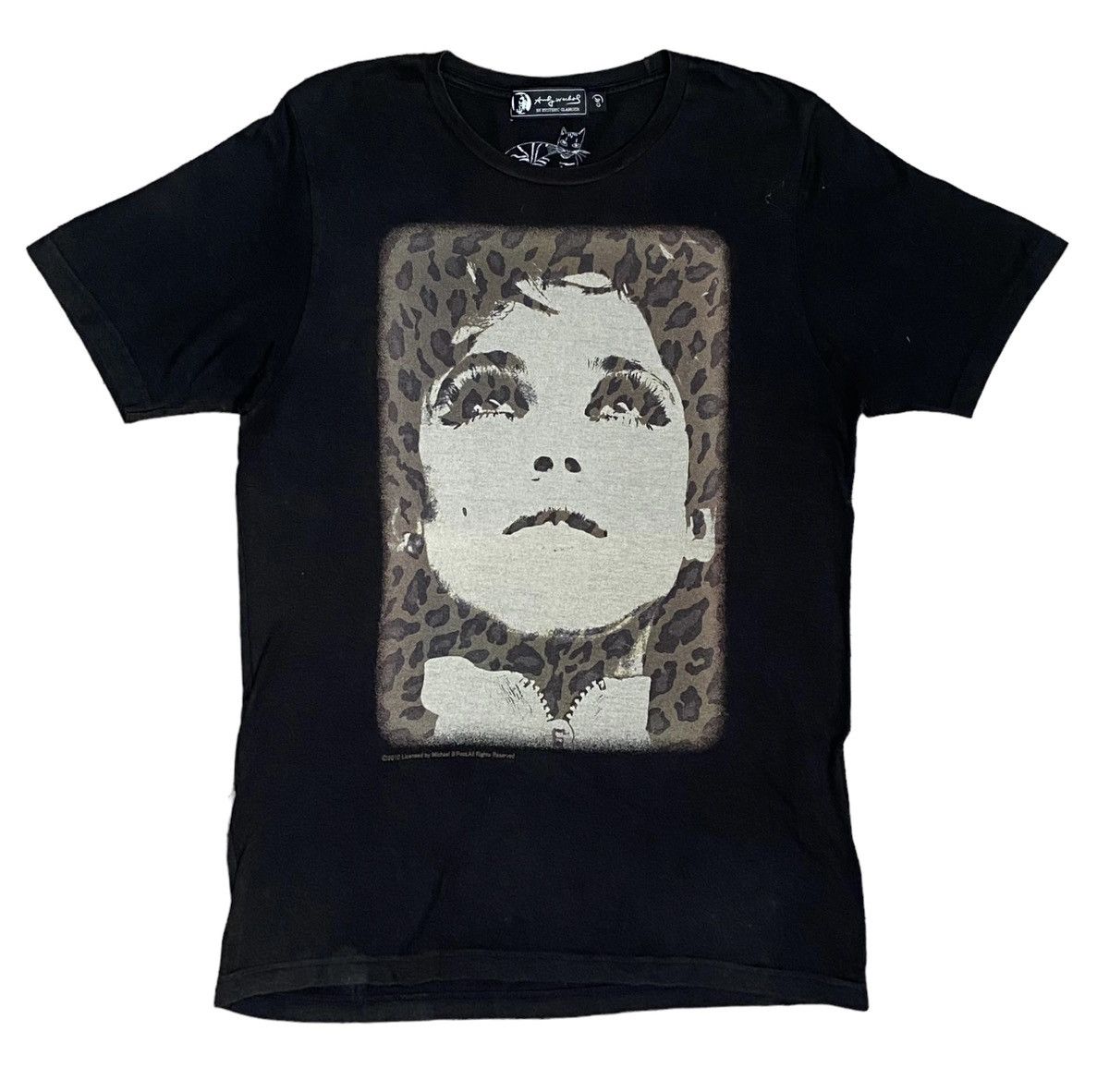 Rare Vintage Hysteric Glamour Andy Warhol Edie T-shirt 2000s