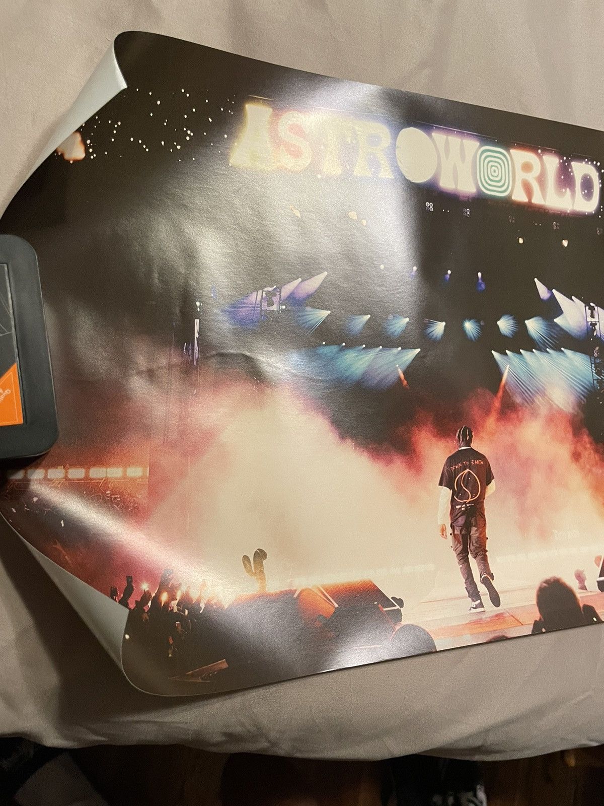Travis Scott RARE Travis Scott X Rayscorruptedmind Astroworld poster Size ONE SIZE - 3 Thumbnail