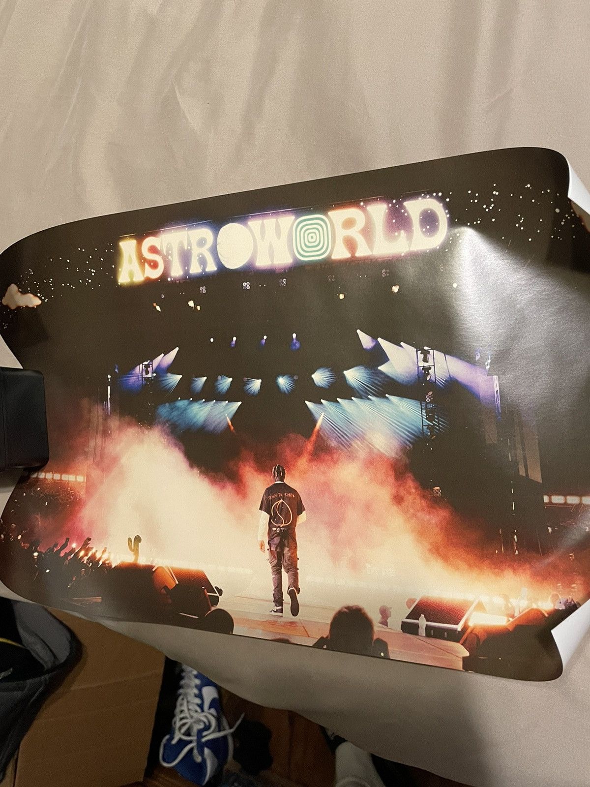 Travis Scott RARE Travis Scott X Rayscorruptedmind Astroworld poster Size ONE SIZE - 1 Thumbnail