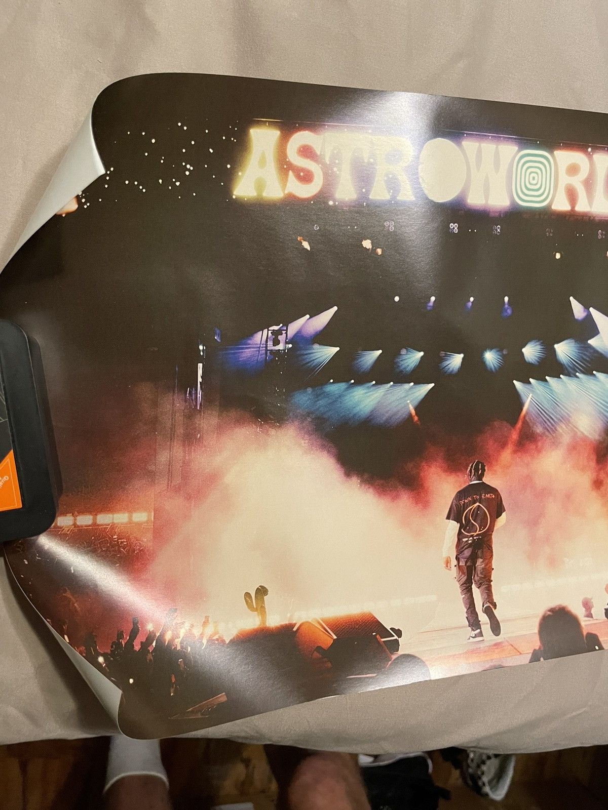 Travis Scott RARE Travis Scott X Rayscorruptedmind Astroworld poster Size ONE SIZE - 4 Thumbnail