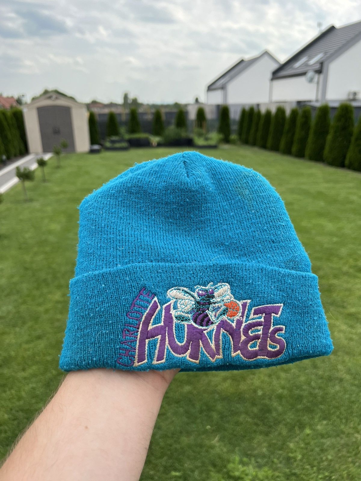 NBA Vintage 90’s Charolette Hornets Beanie Size ONE SIZE - 1 Thumbnail