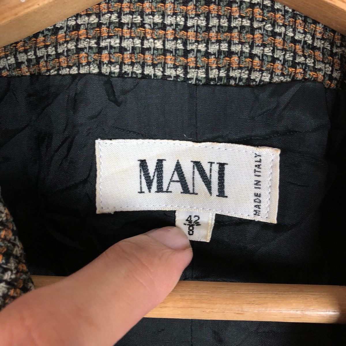 Vintage VINTAGE MANI MADE IN ITALY BLAZER Size 38S - 5 Thumbnail
