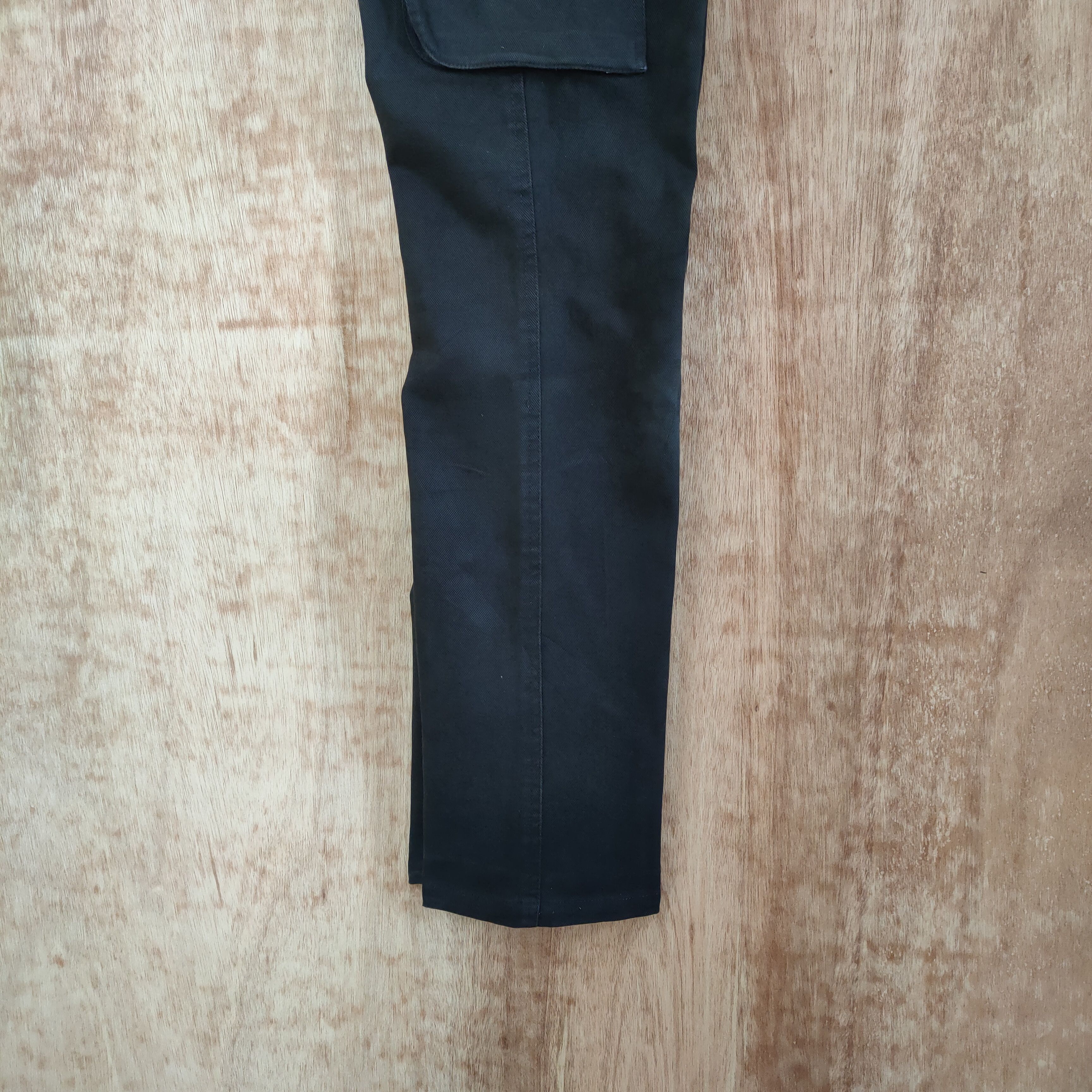 Japanese Brand DOMON FADED BLACK CARGO PANTS Size US 26 / EU 42 - 9 Thumbnail