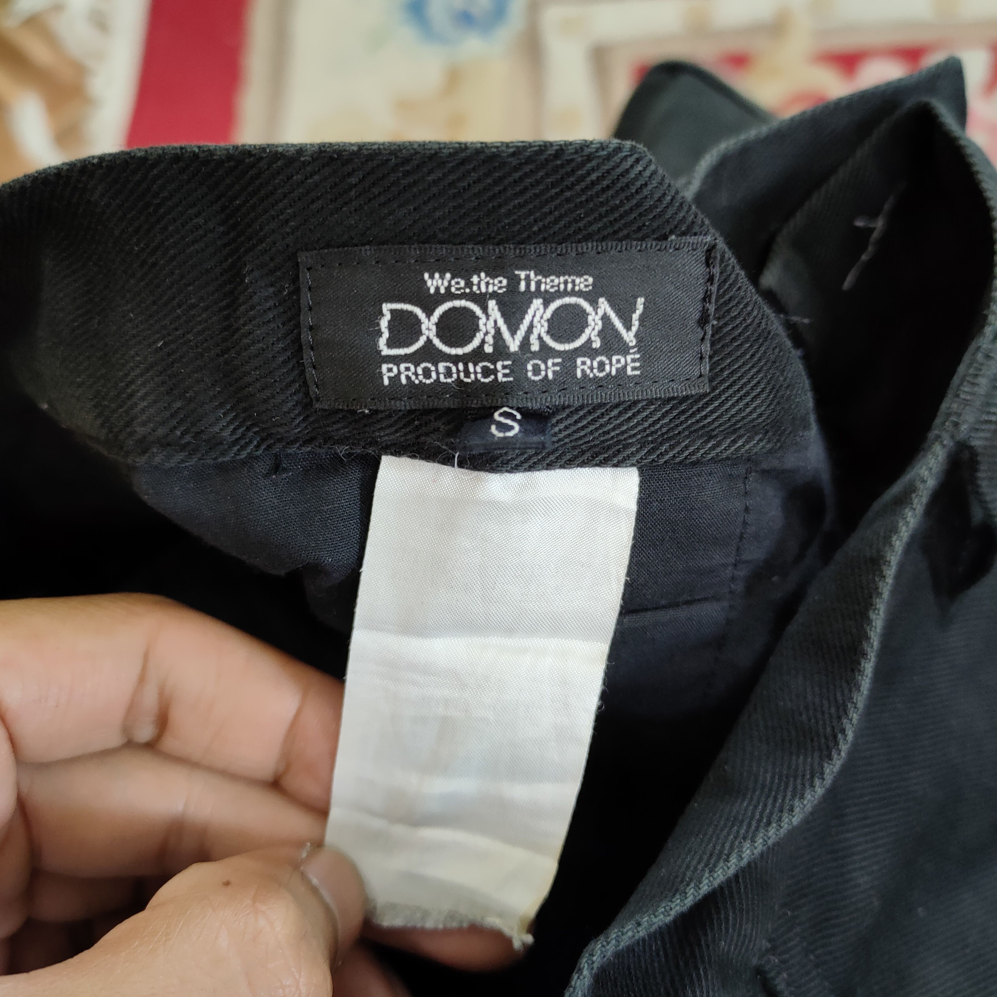 Japanese Brand DOMON FADED BLACK CARGO PANTS Size US 26 / EU 42 - 14 Thumbnail